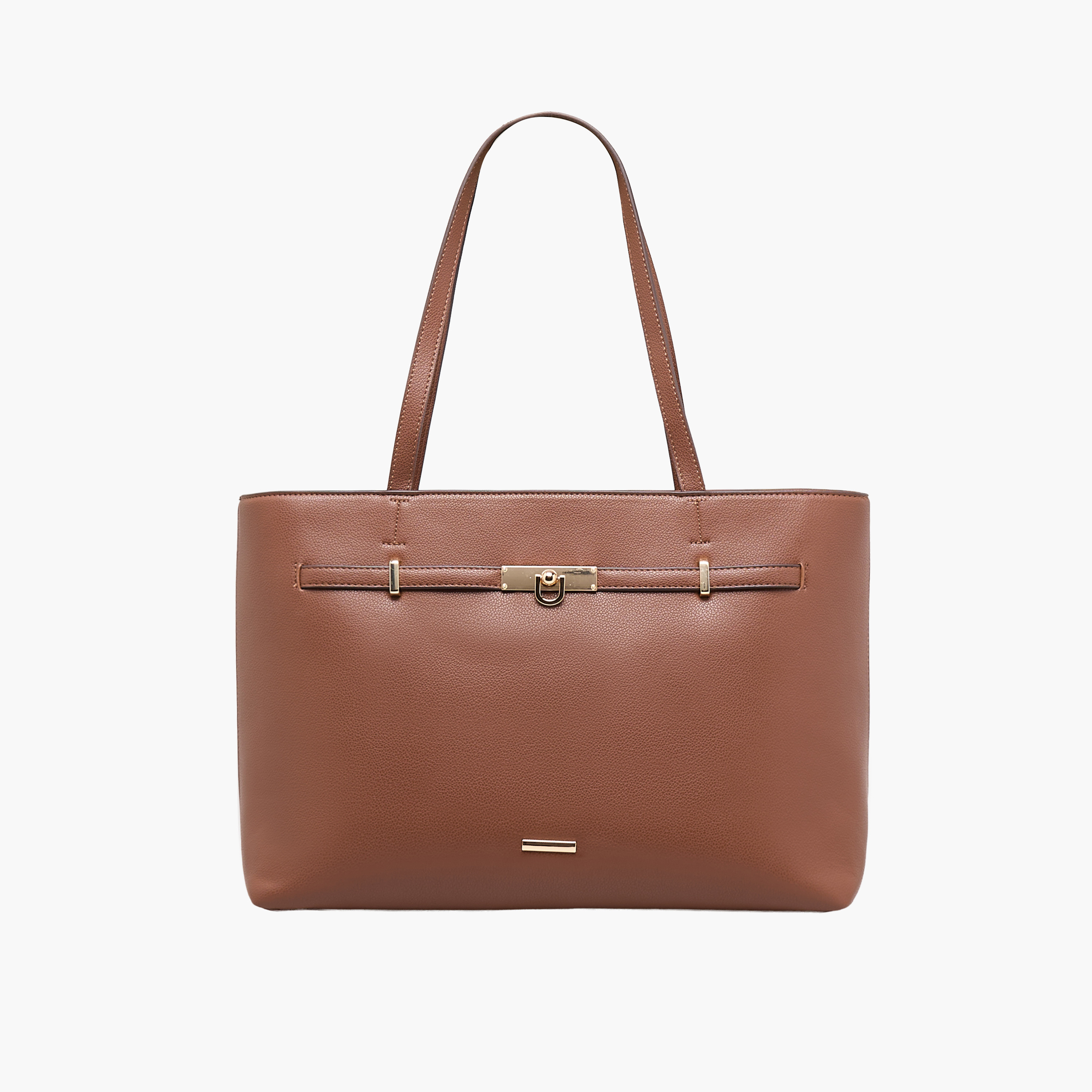 شنطة توت بزينة ميتاليك وسحاب إغلاق من ساشا-women-bagsandwallets-handbags-image-1
