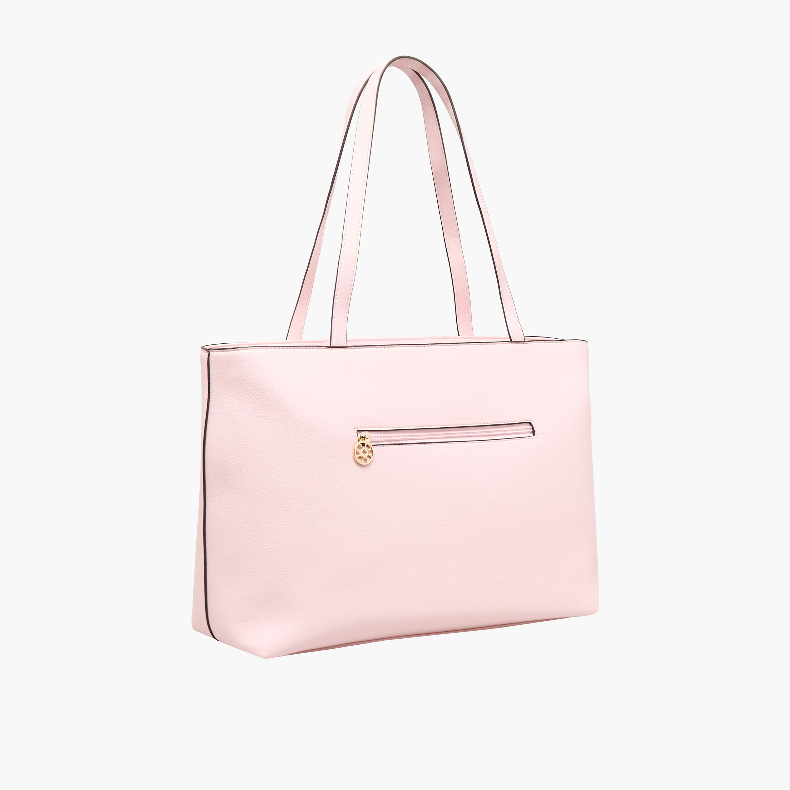 شنطة توت بزينة ميتاليك وسحاب إغلاق من ساشا-women-bagsandwallets-handbags-image-3