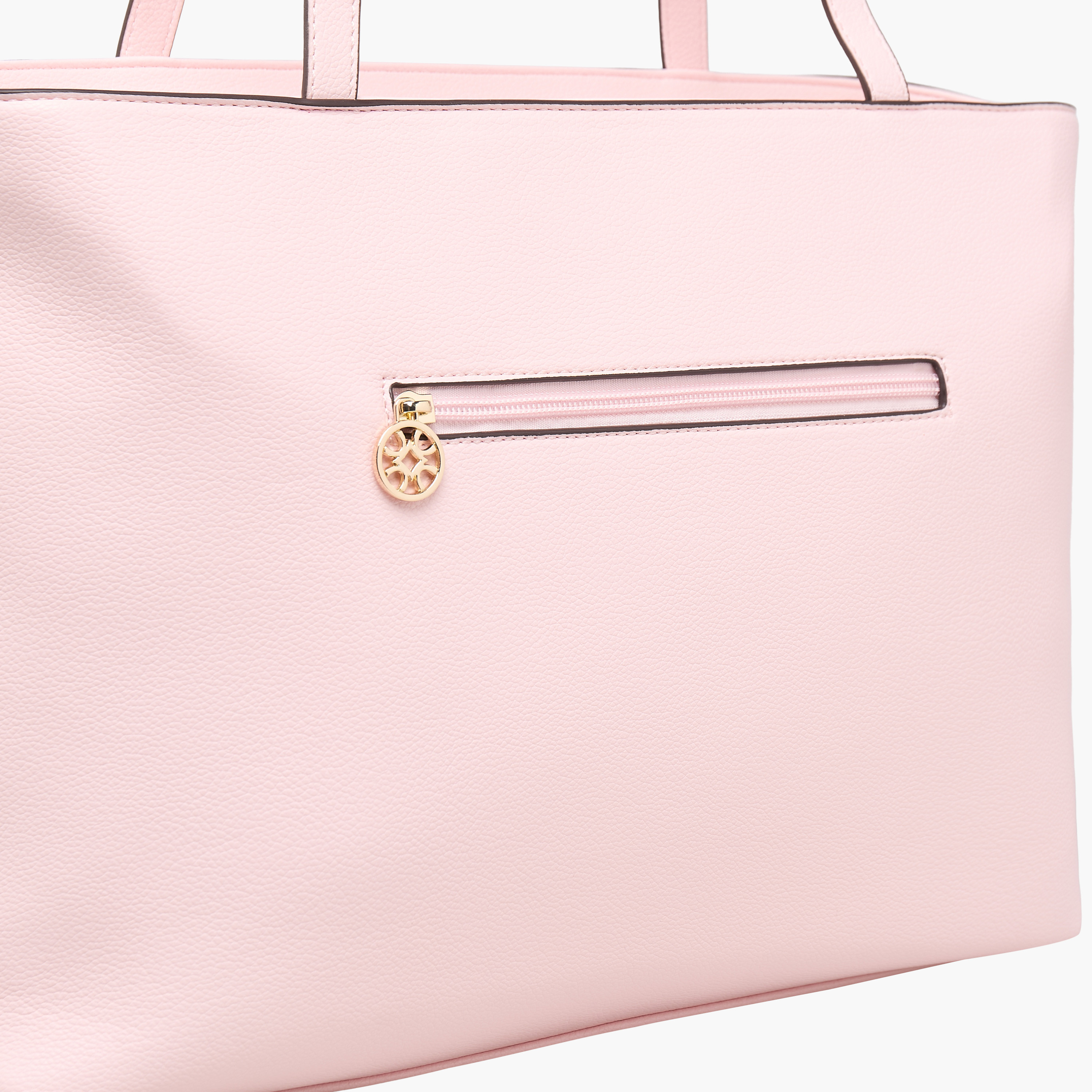 شنطة توت بزينة ميتاليك وسحاب إغلاق من ساشا-women-bagsandwallets-handbags-image-5