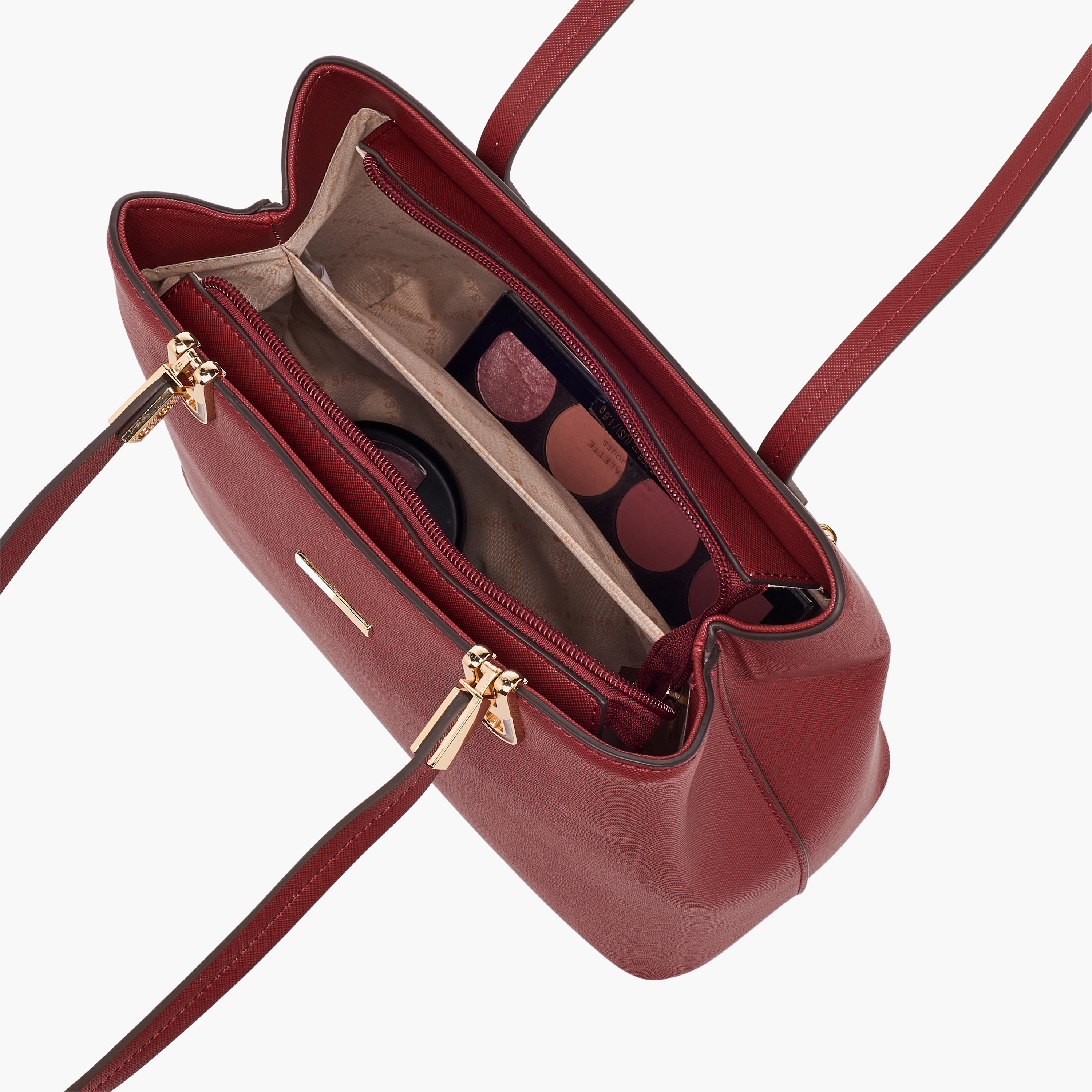 شنطة توتي بارزة الملمس بمقابض مزدوجة من ساشا-women-bagsandwallets-handbags-image-7