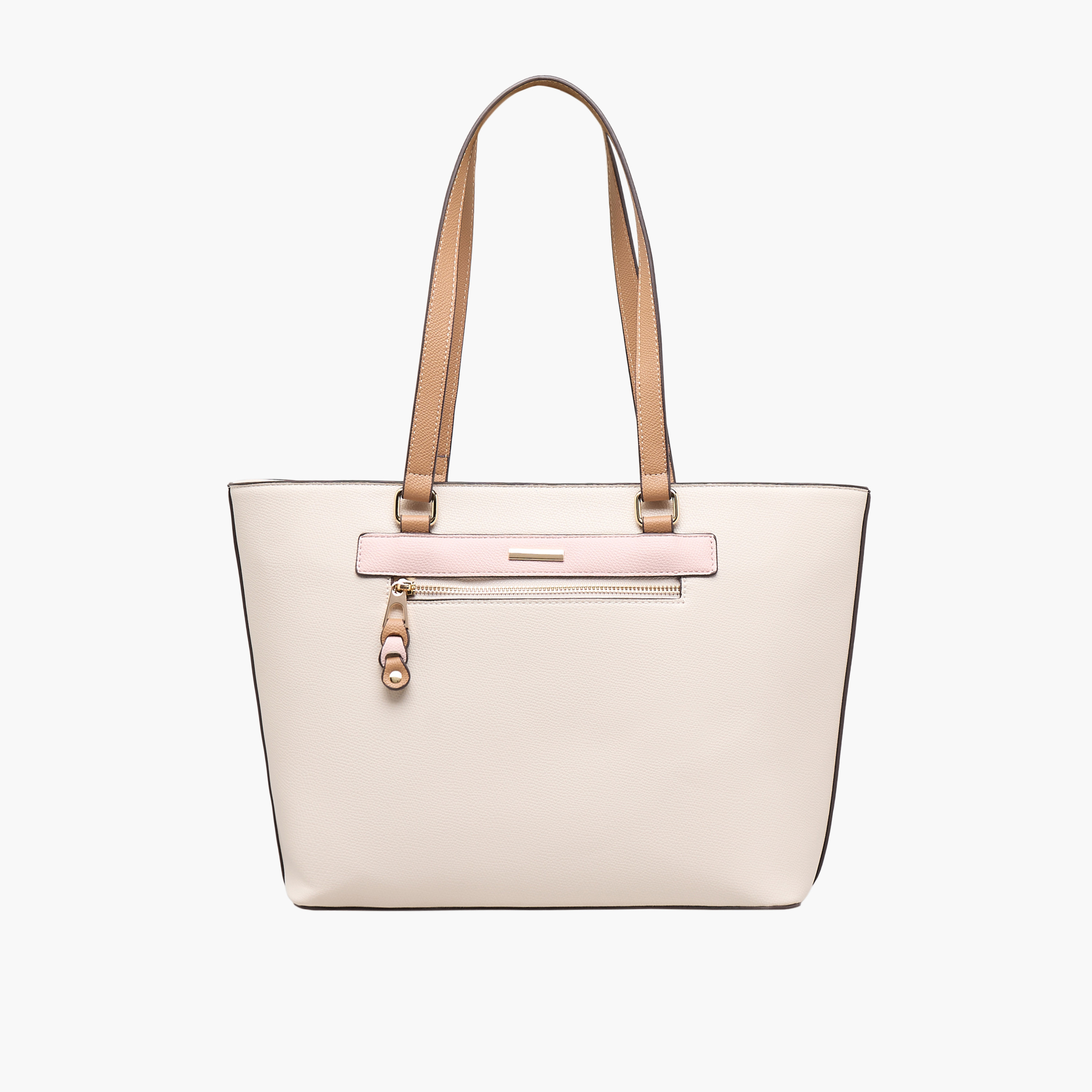 شنطة توتي بارزة الملمس بمقابض مزدوجة من ساشا-women-bagsandwallets-handbags-image-1