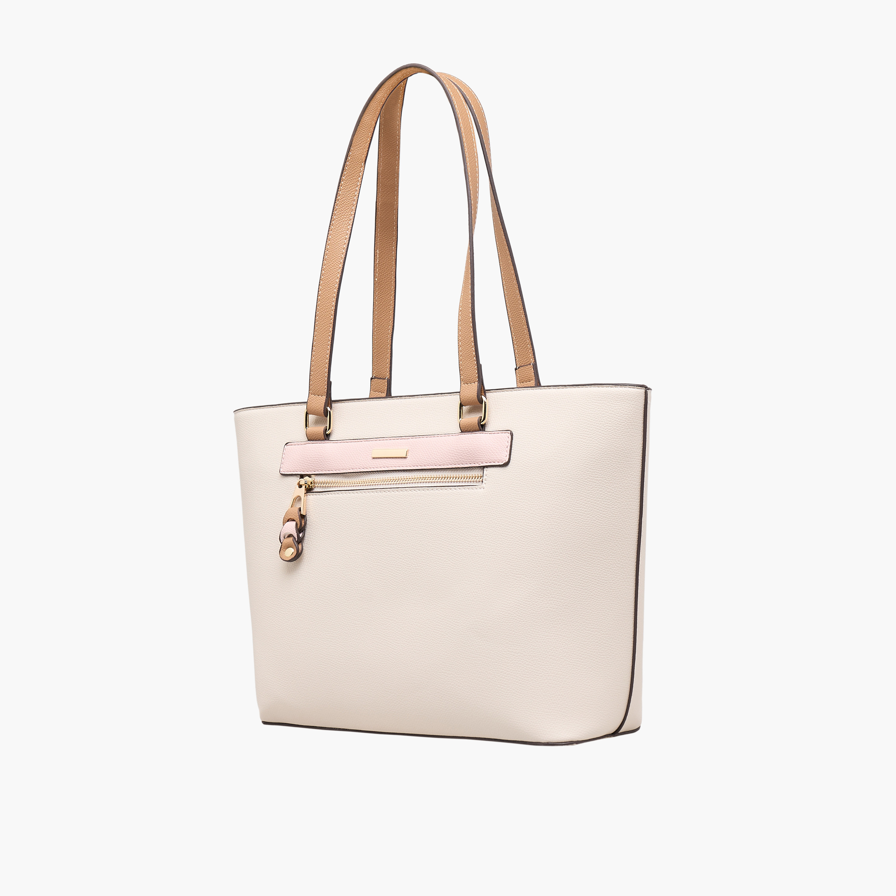 شنطة توتي بارزة الملمس بمقابض مزدوجة من ساشا-women-bagsandwallets-handbags-image-2