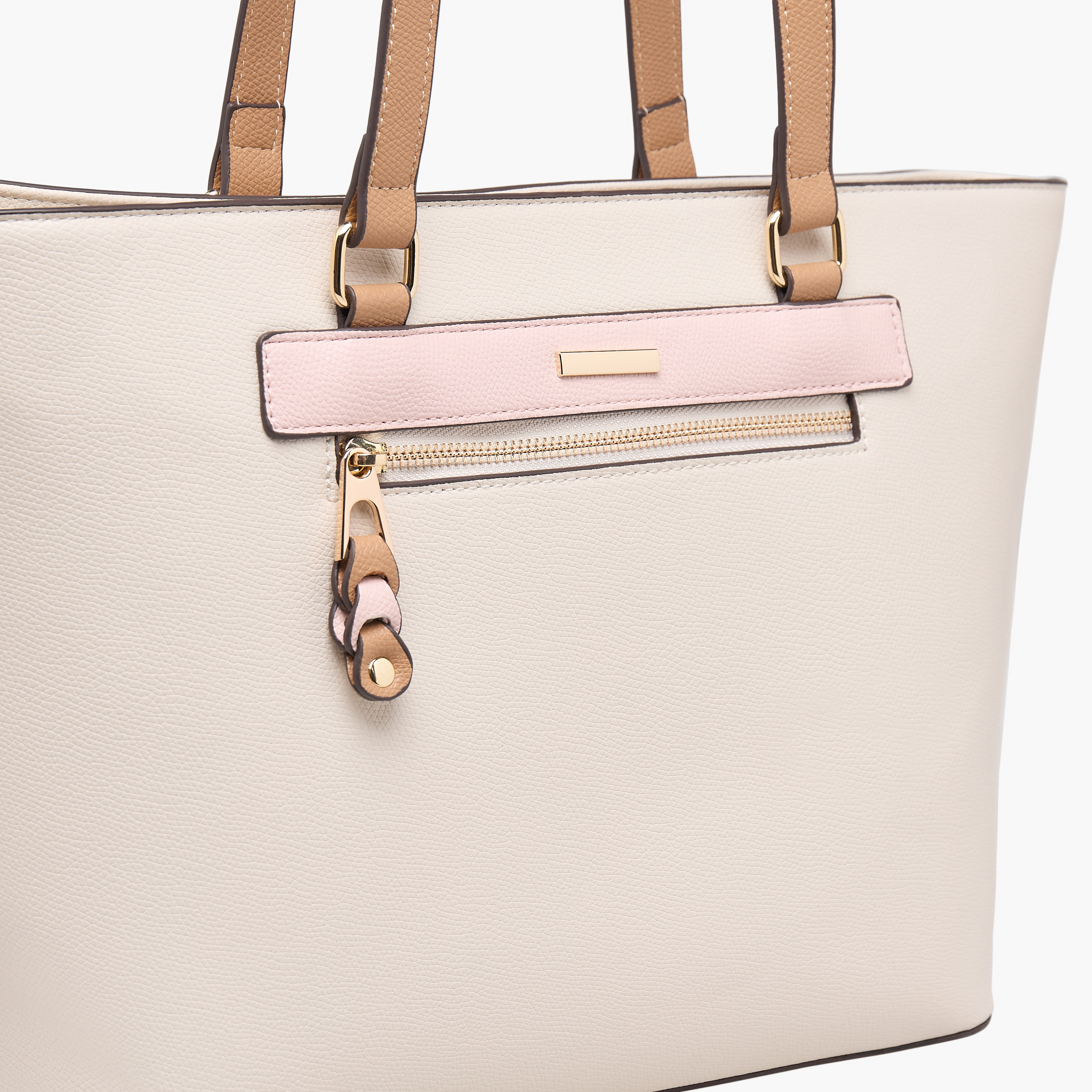 شنطة توتي بارزة الملمس بمقابض مزدوجة من ساشا-women-bagsandwallets-handbags-image-4