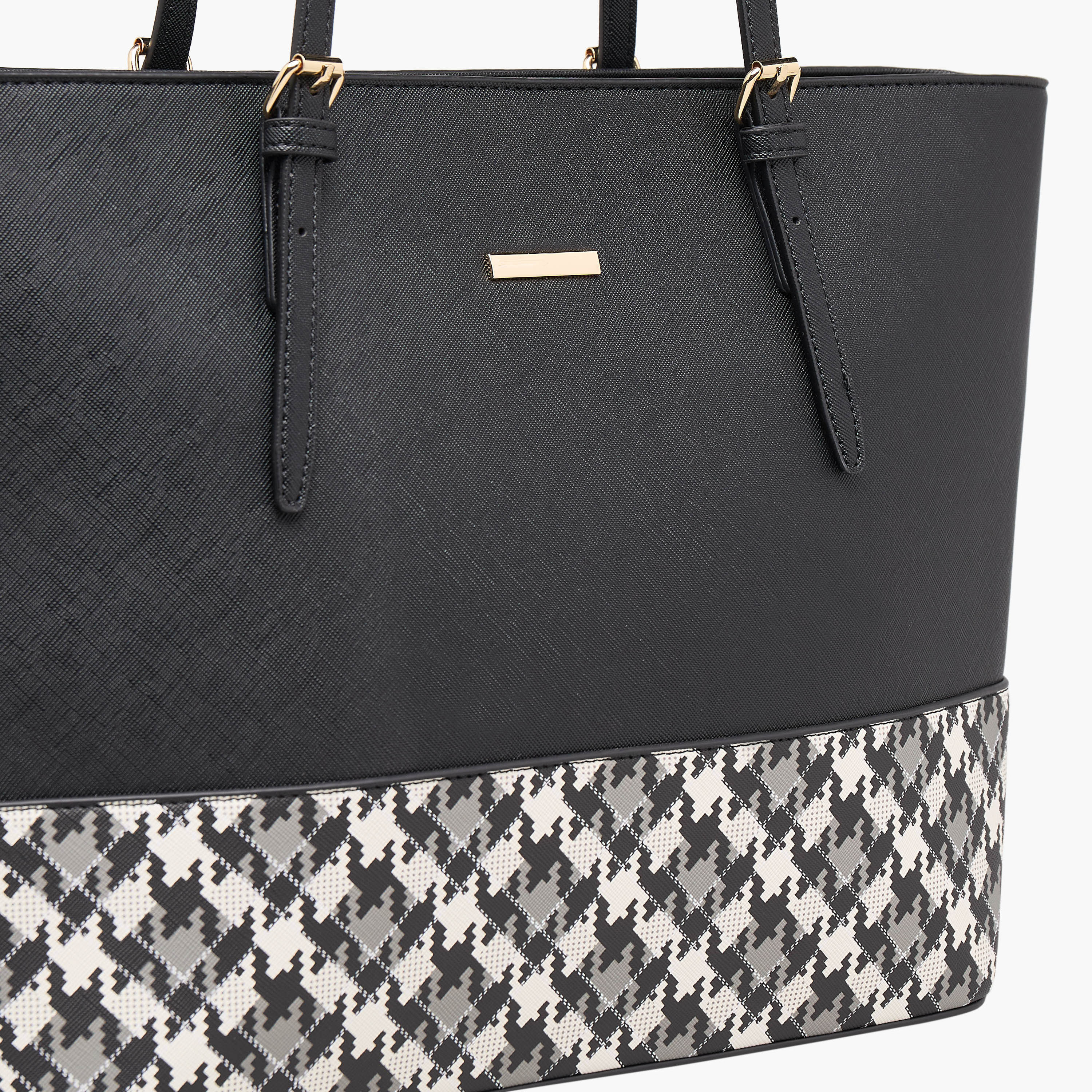شنطة توت بألواح ومقبض مزدوج من ساشا-women-bagsandwallets-handbags-image-4