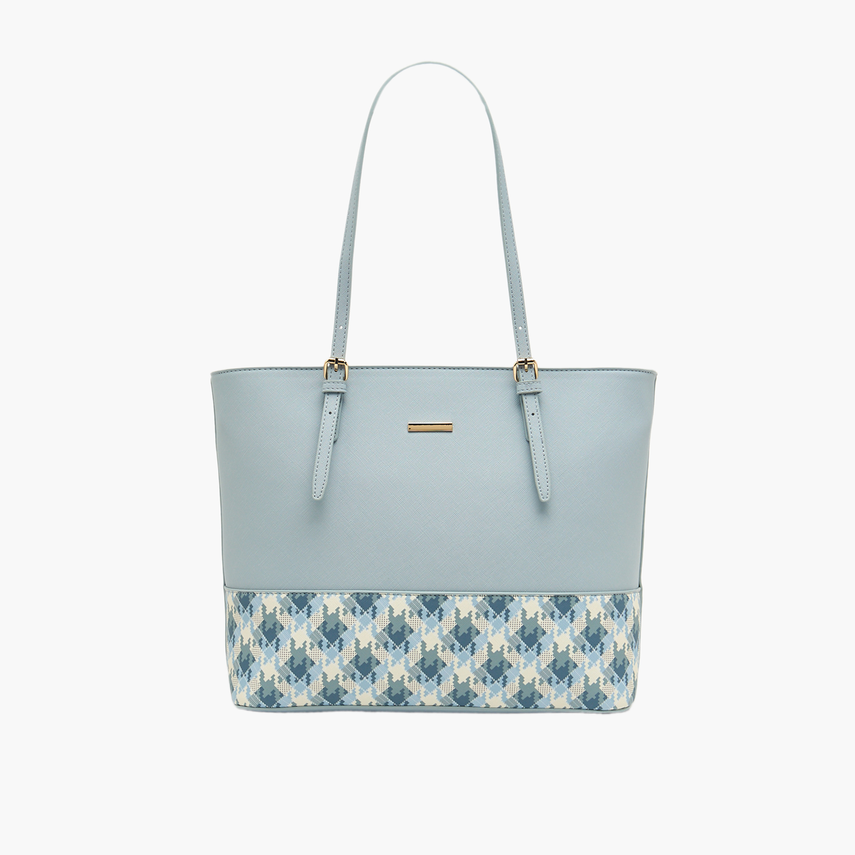 Sasha Panelled Tote Bag with Double Handle-women-bagsandwallets-handbags-image-1