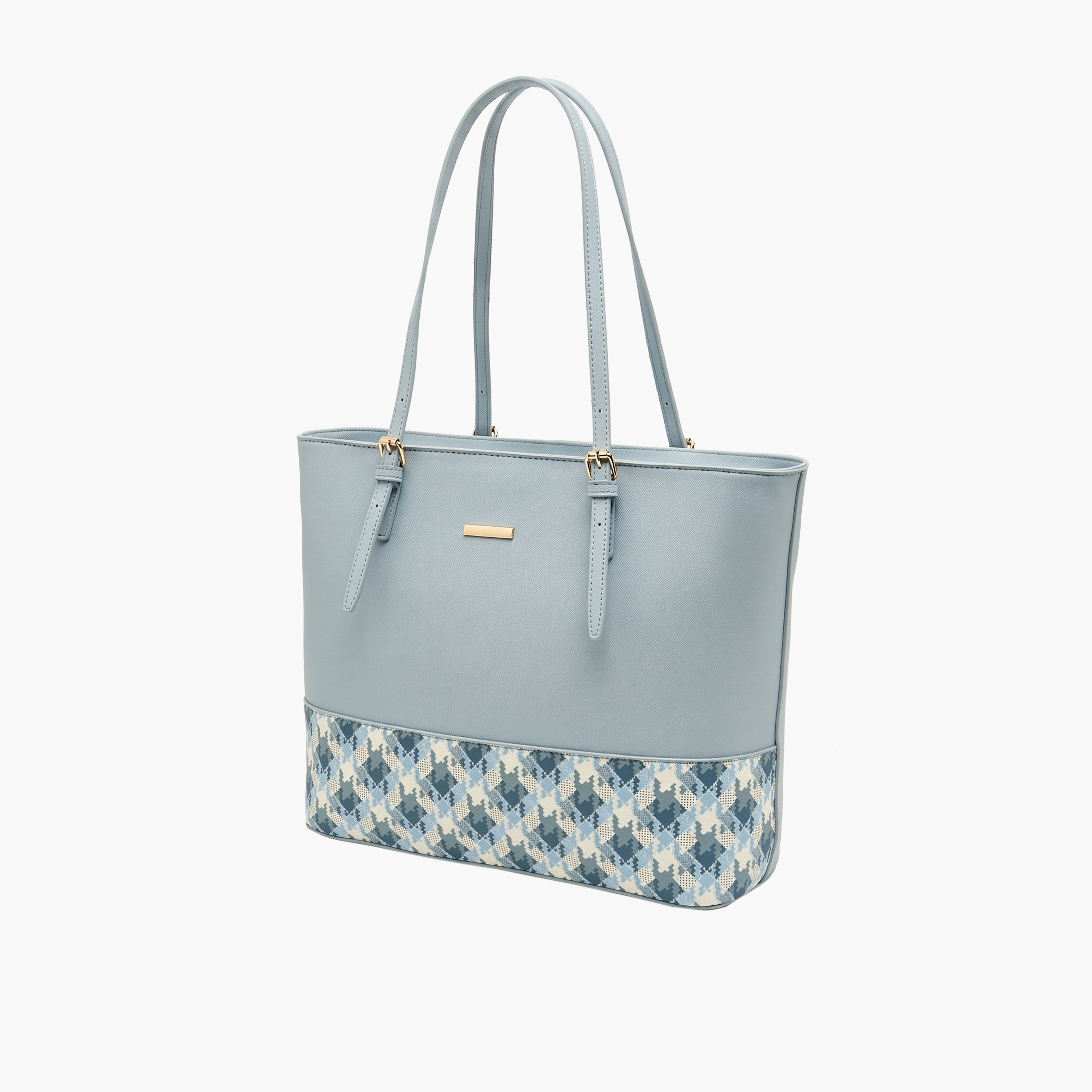Sasha Panelled Tote Bag with Double Handle-women-bagsandwallets-handbags-image-2