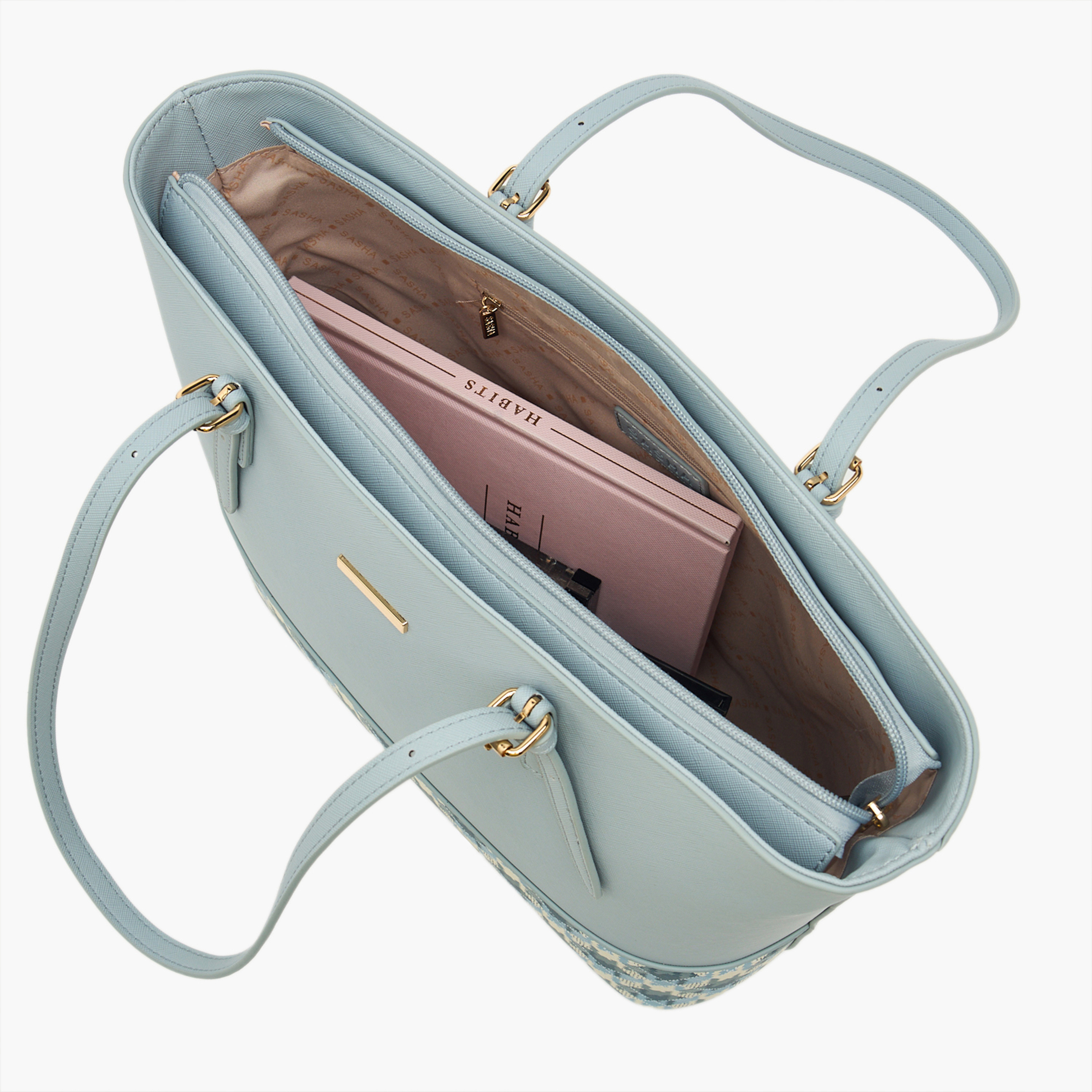 Sasha Panelled Tote Bag with Double Handle-women-bagsandwallets-handbags-image-7