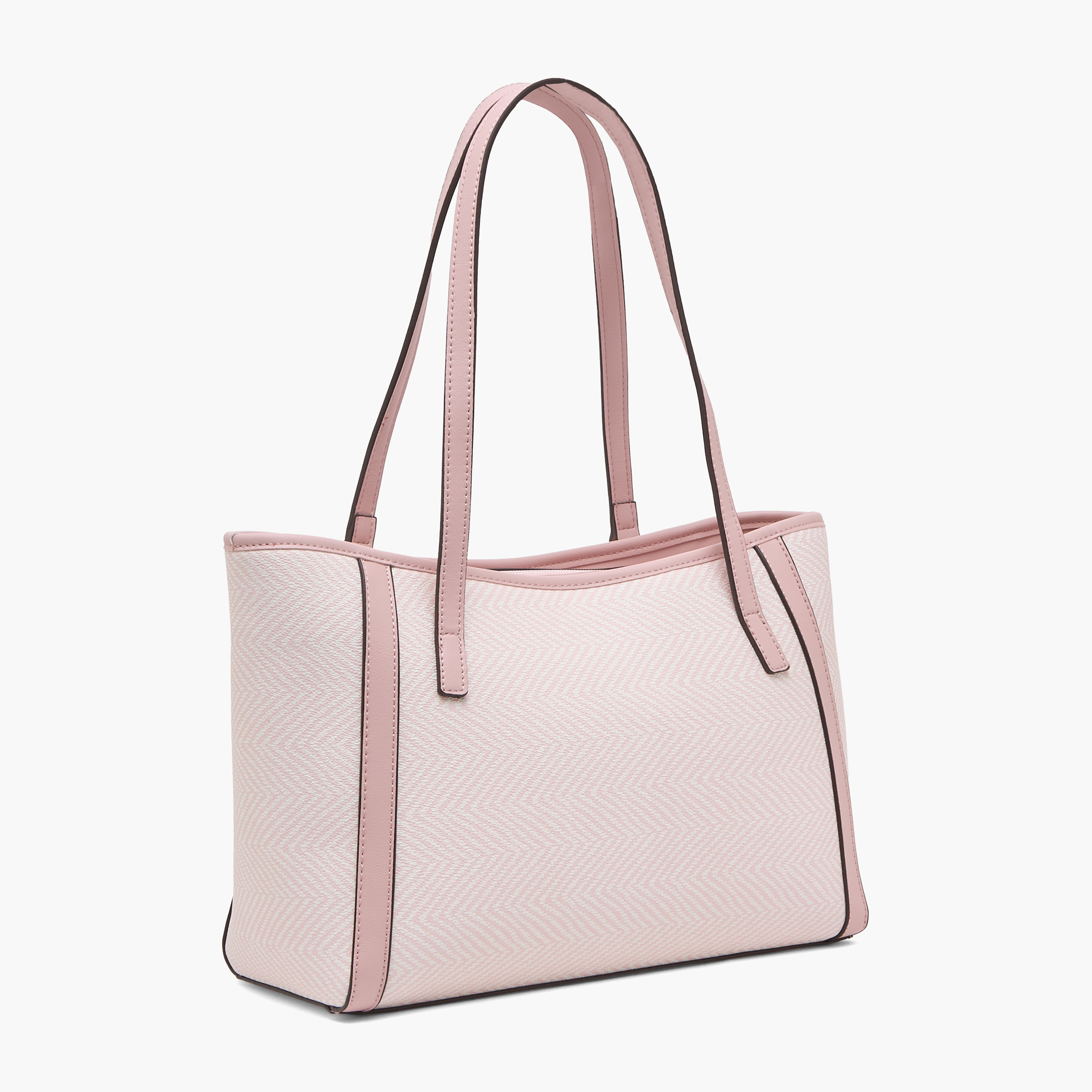Sasha Chvron Print Tote Bag with Charm-women-bagsandwallets-handbags-image-3