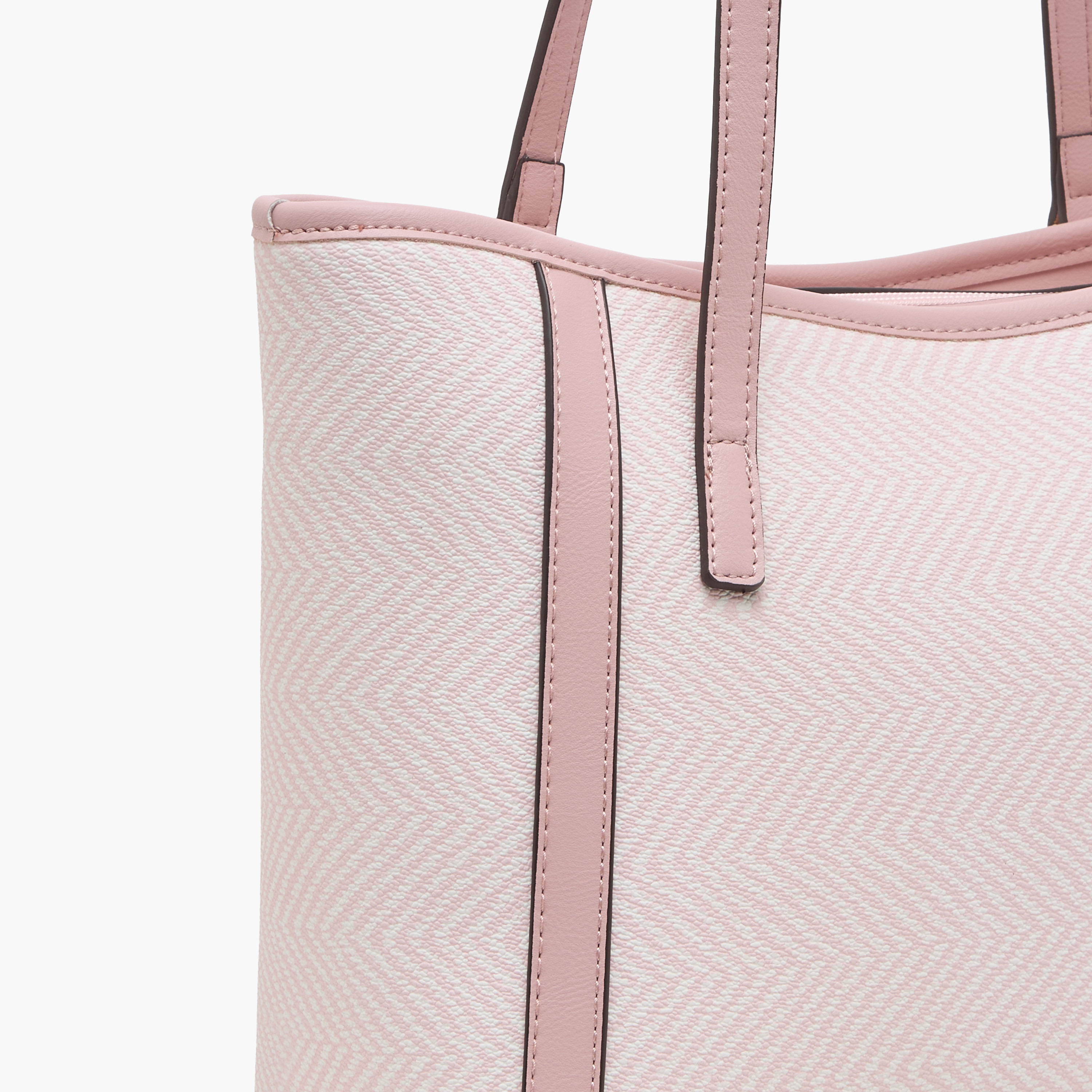 Sasha Chvron Print Tote Bag with Charm-women-bagsandwallets-handbags-image-5