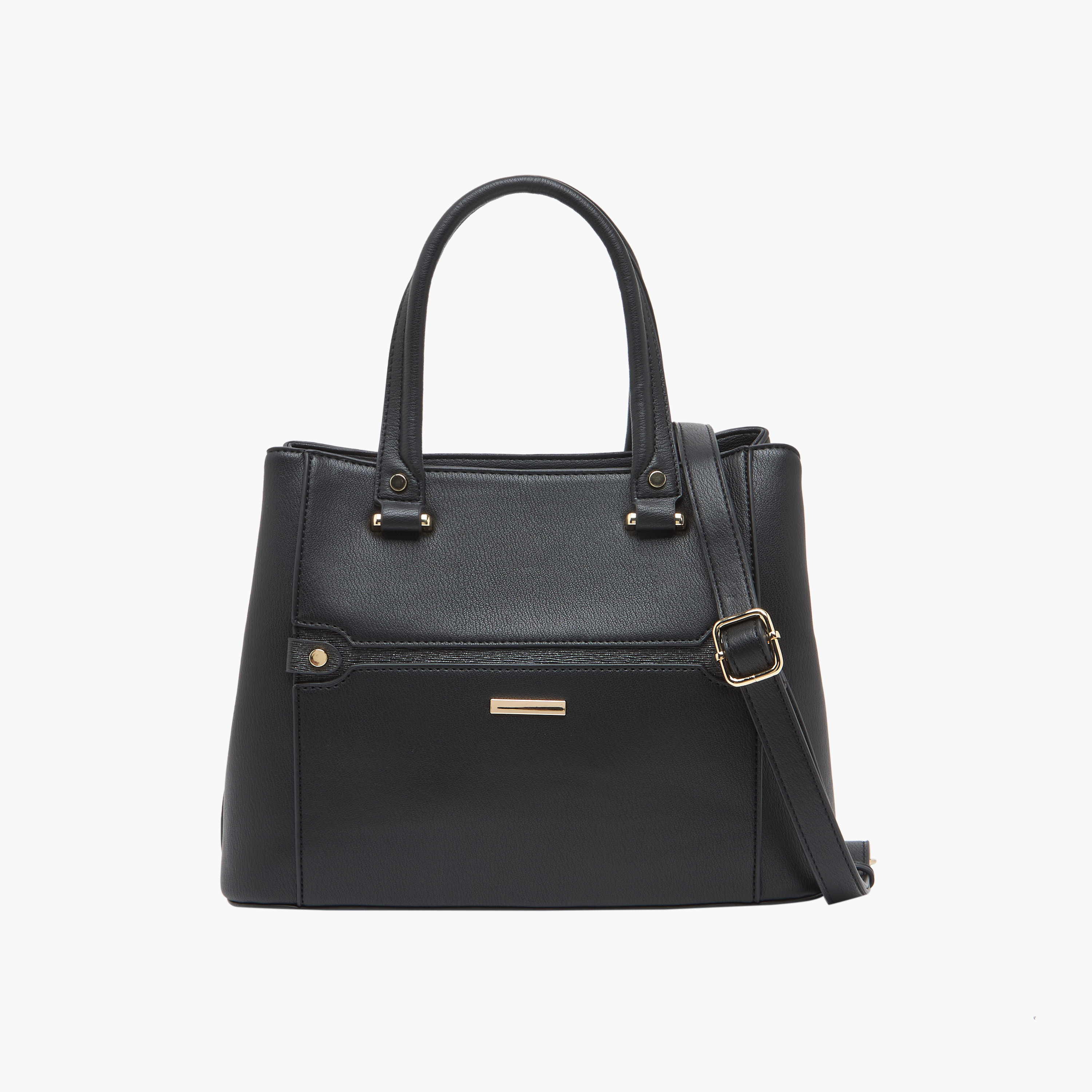 شنطة توتي سادة بحزام قابل للفصل من ساشا-women-bagsandwallets-handbags-image-1