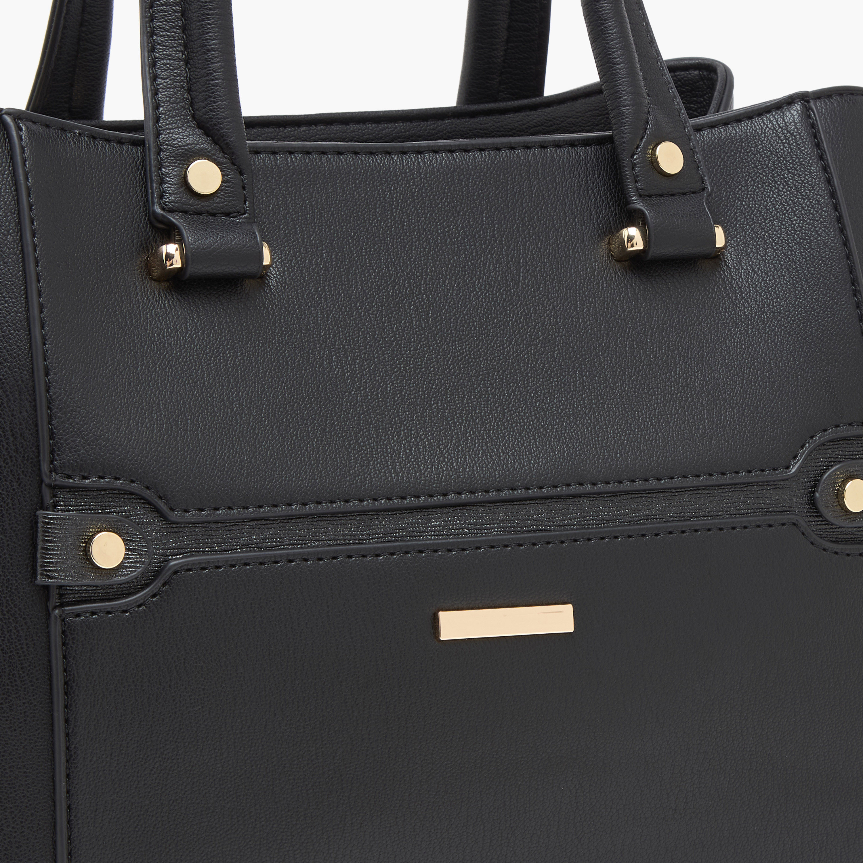 شنطة توتي سادة بحزام قابل للفصل من ساشا-women-bagsandwallets-handbags-image-4