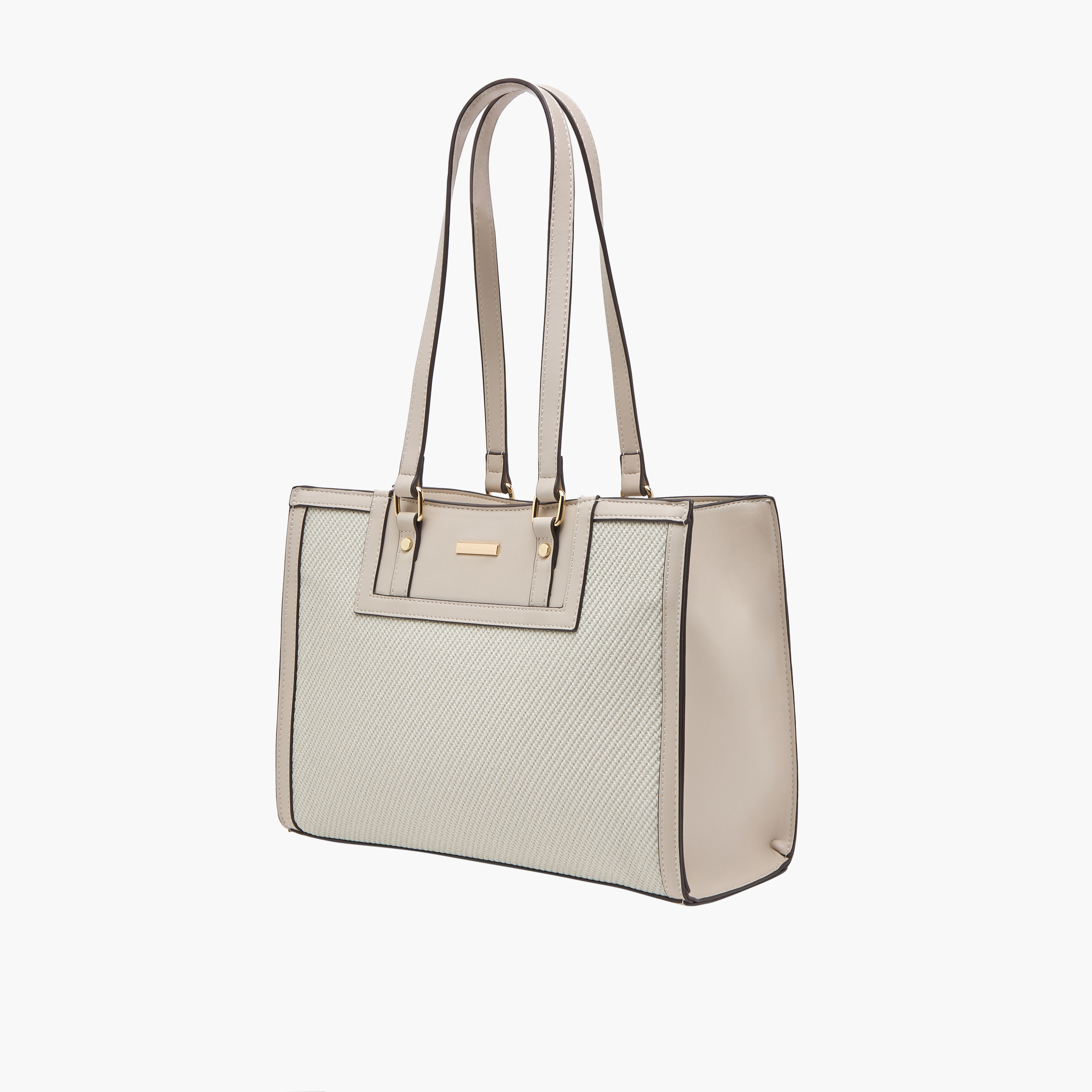 شنطة توتي بارزة الملمس بمقابض مزدوجة من ساشا-women-bagsandwallets-handbags-image-2