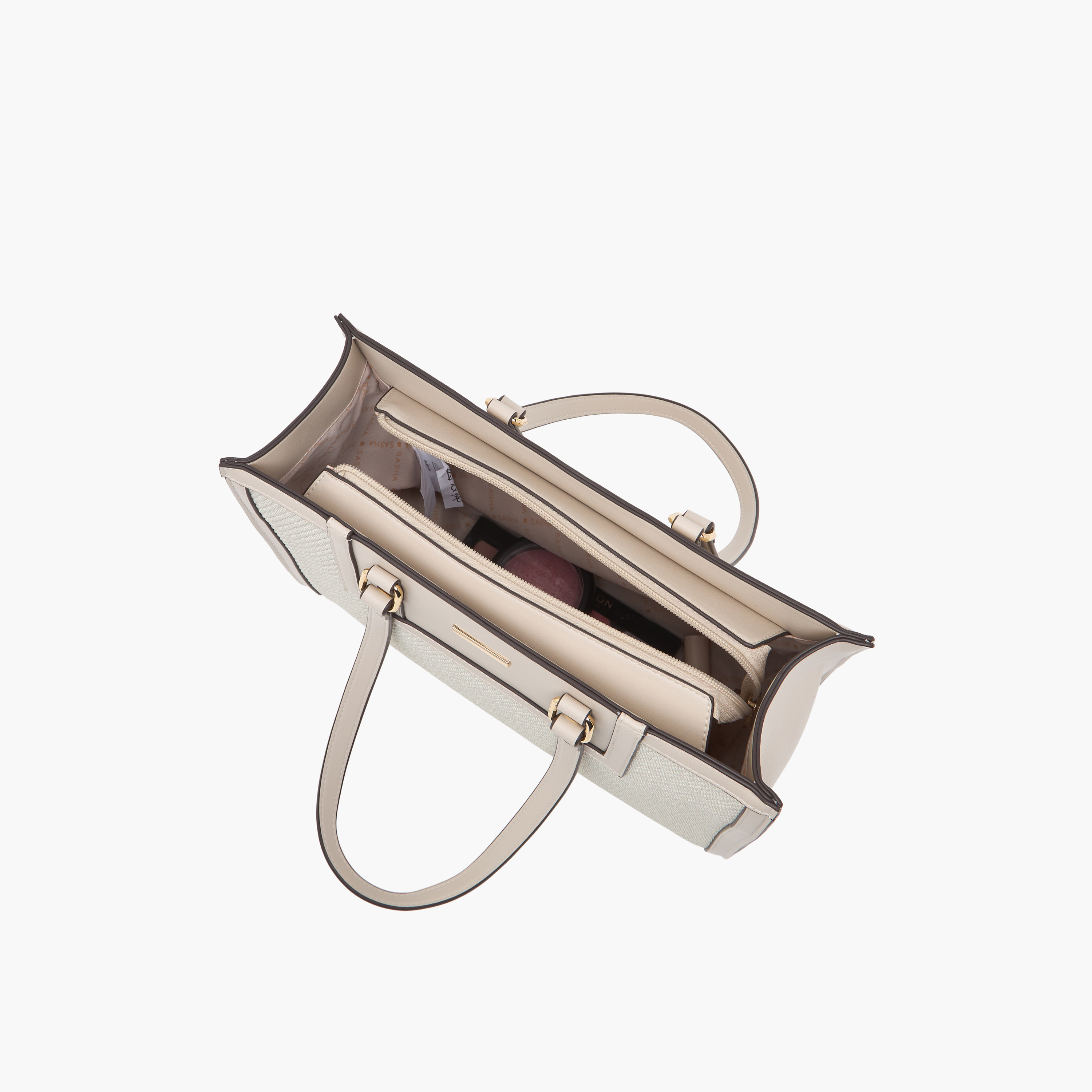 شنطة توتي بارزة الملمس بمقابض مزدوجة من ساشا-women-bagsandwallets-handbags-image-7