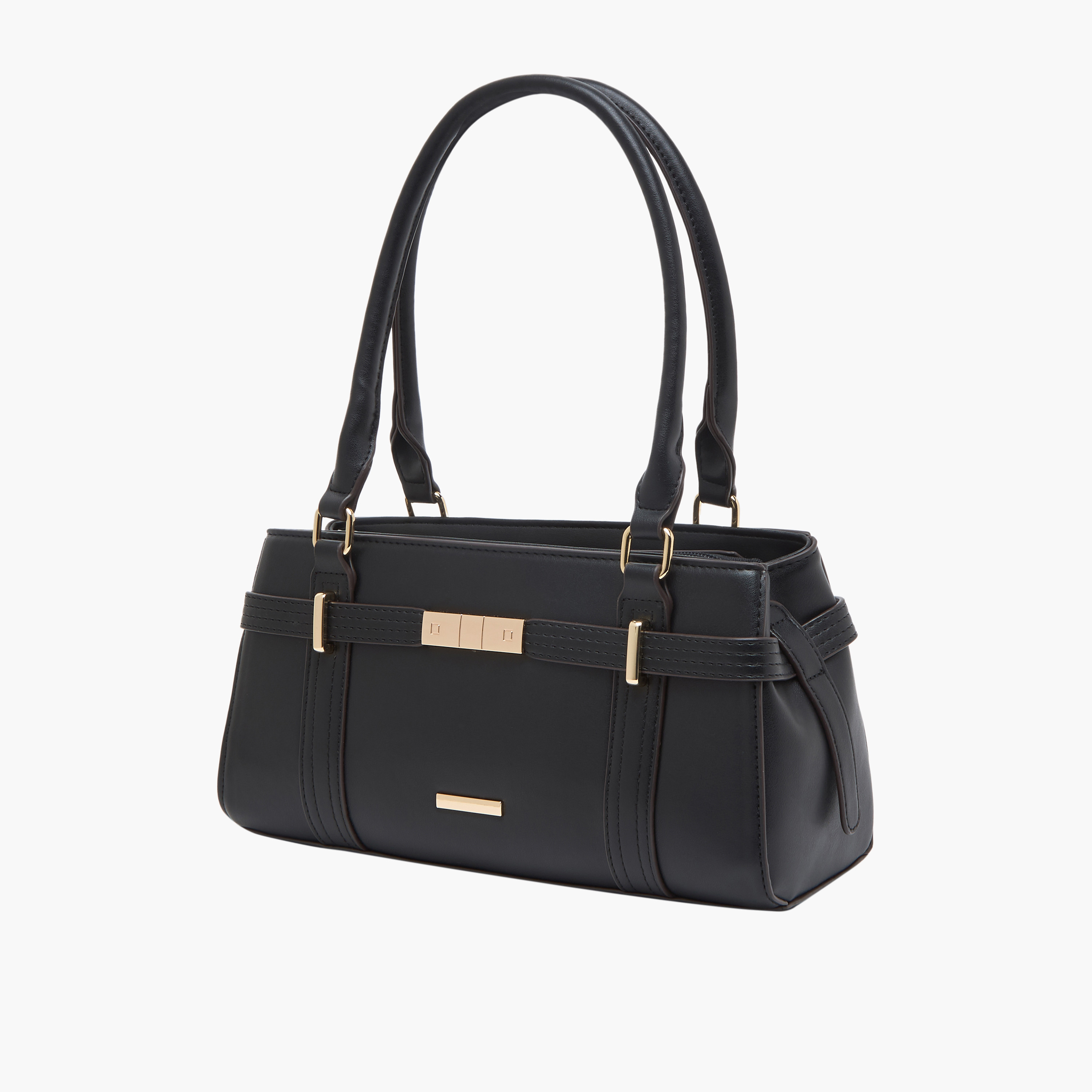 شنطة توتي سادة بمقابض مزدوجة من ساشا-women-bagsandwallets-handbags-image-2