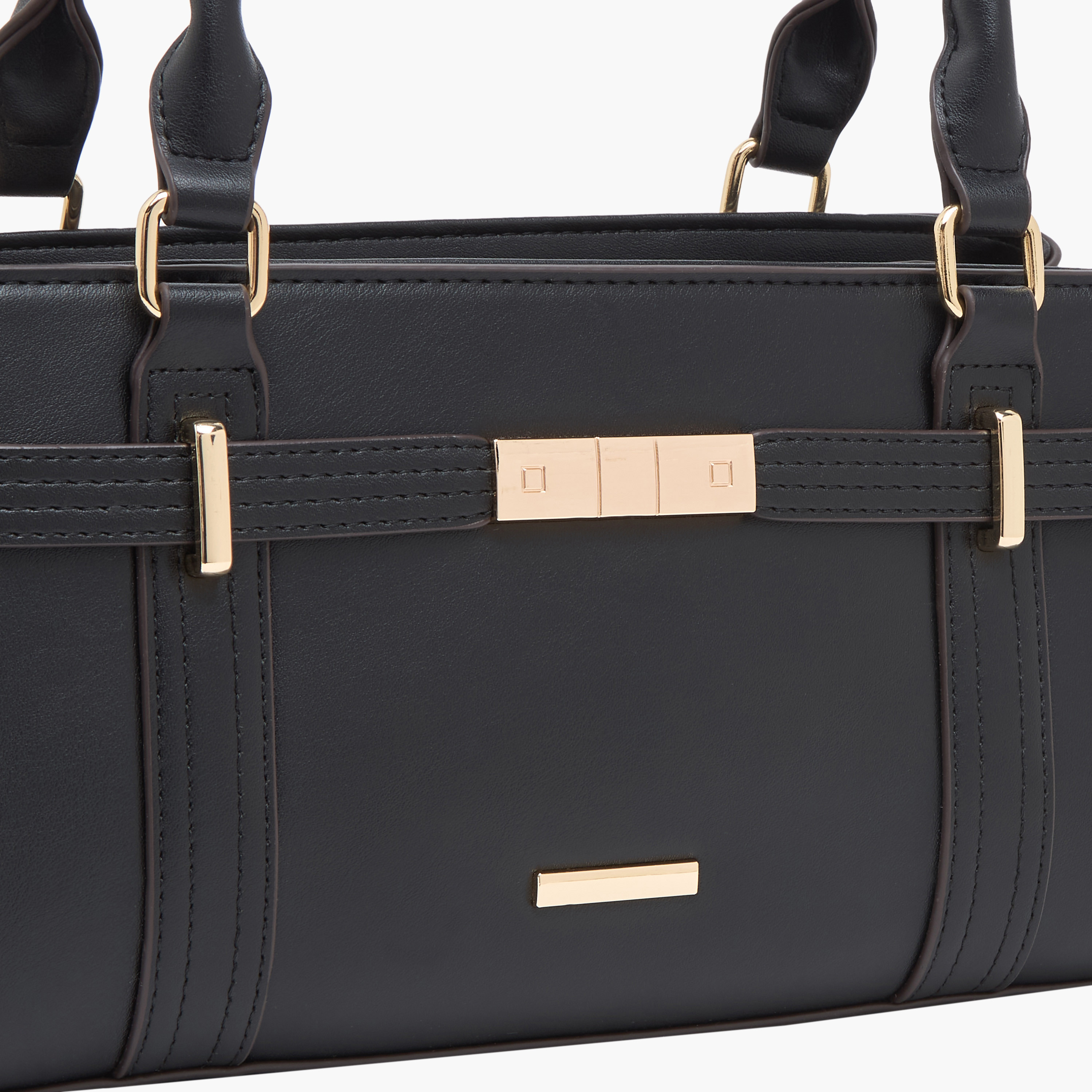 شنطة توتي سادة بمقابض مزدوجة من ساشا-women-bagsandwallets-handbags-image-4
