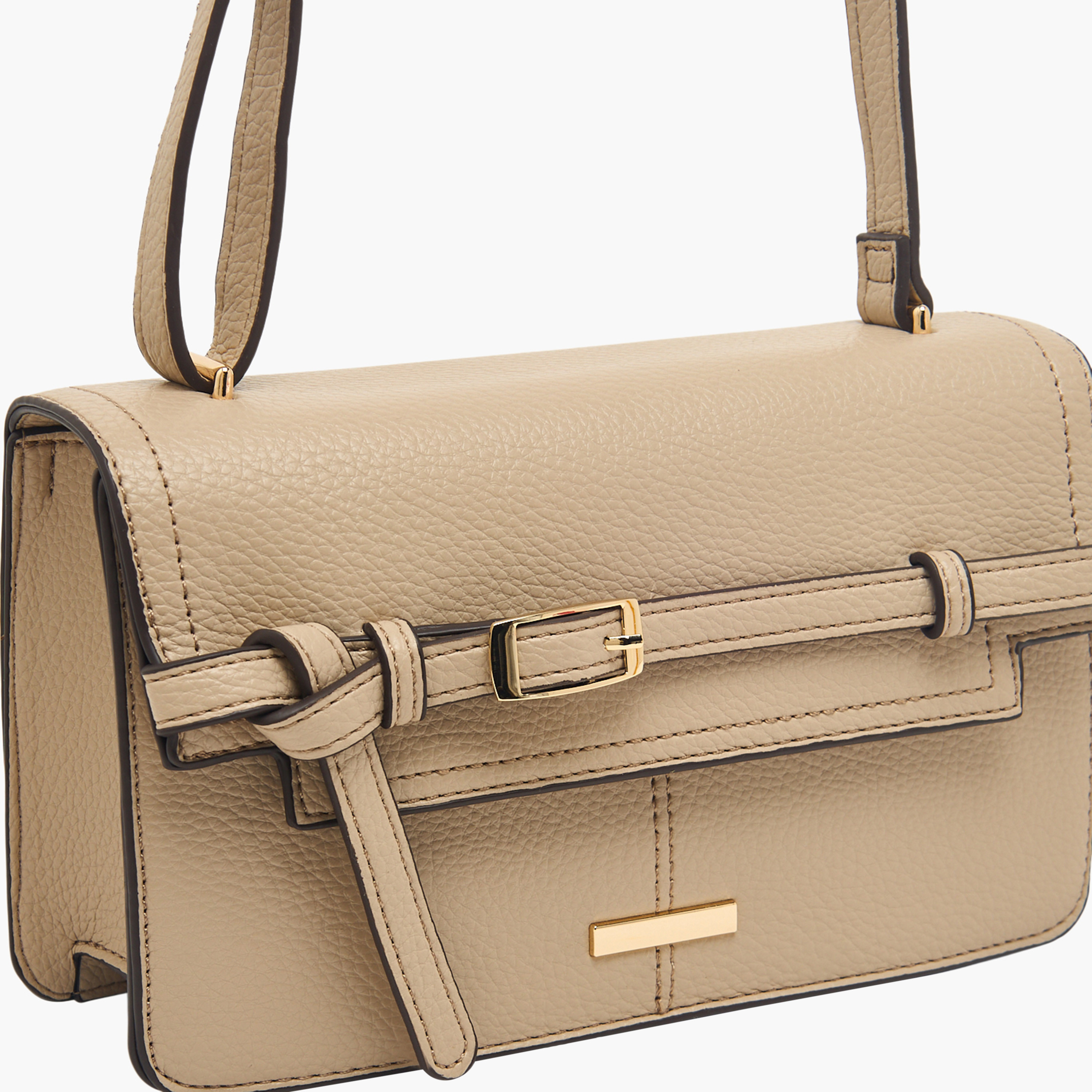 شنطة كروس بودي بارزة الملمس بحزام قابل للتعديل من ساشا-women-bagsandwallets-handbags-image-3