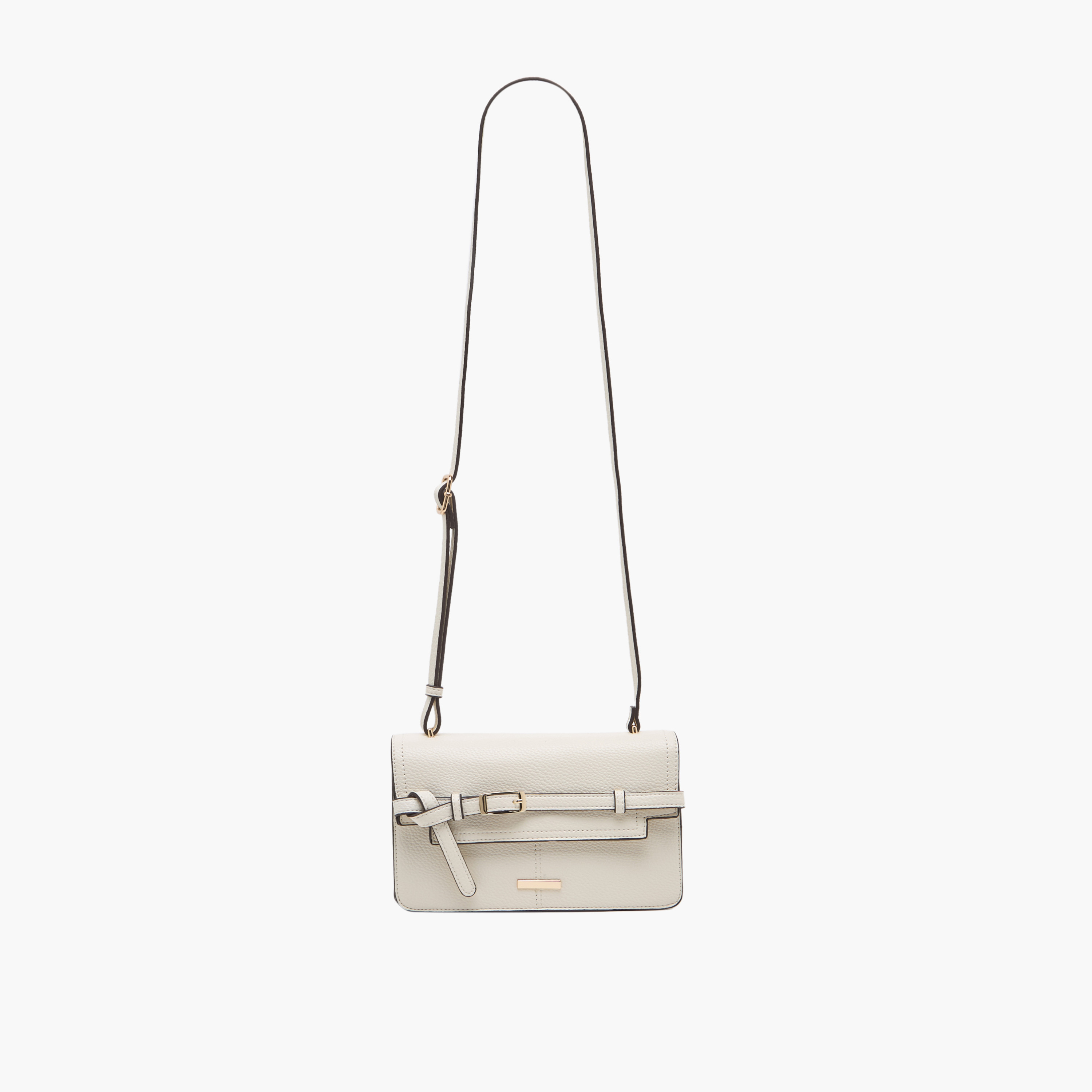 شنطة كروس بودي بارزة الملمس بحزام قابل للتعديل من ساشا-women-bagsandwallets-handbags-image-2