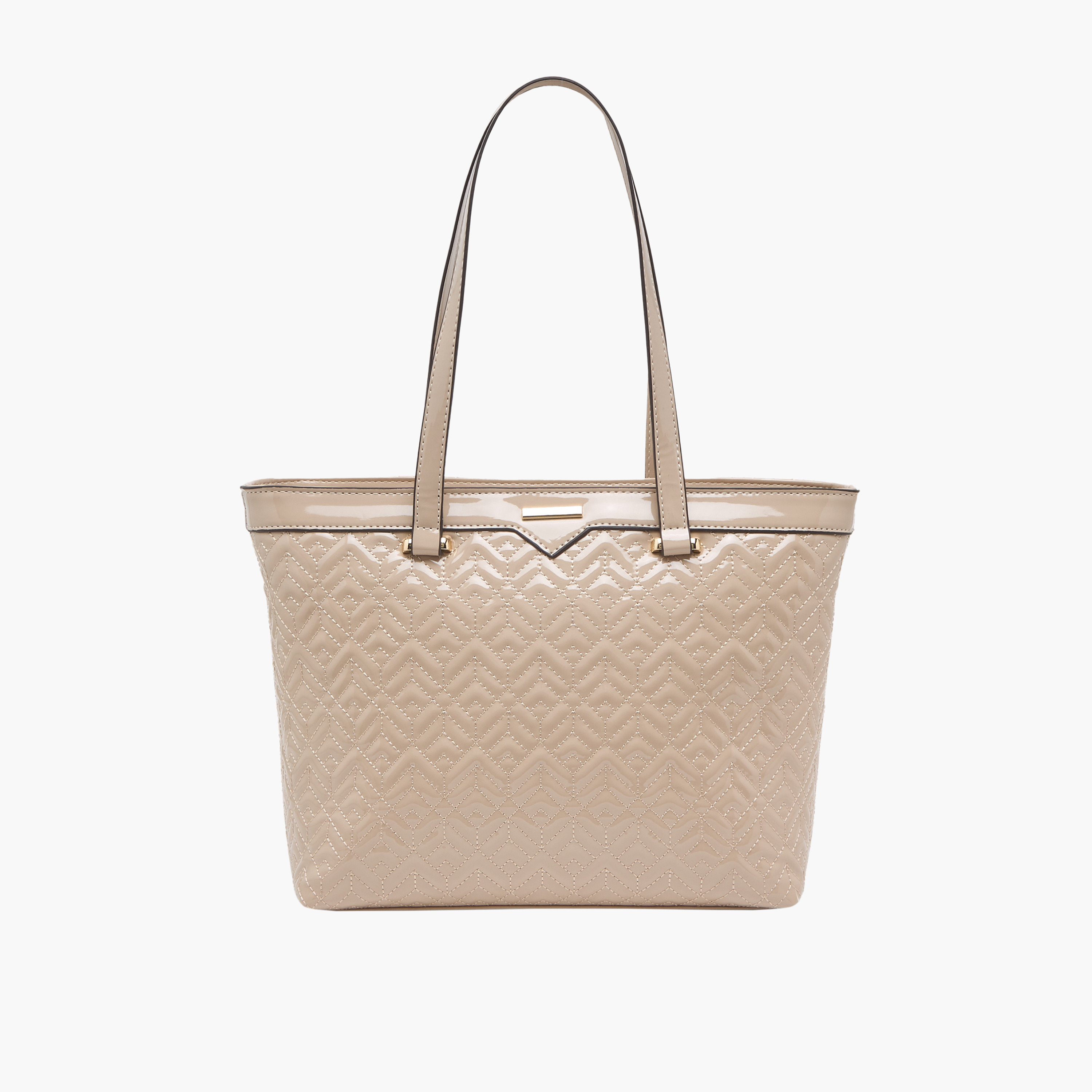 Sasha Quilted Tote Bag with Zip Closure-women-bagsandwallets-handbags-image-1