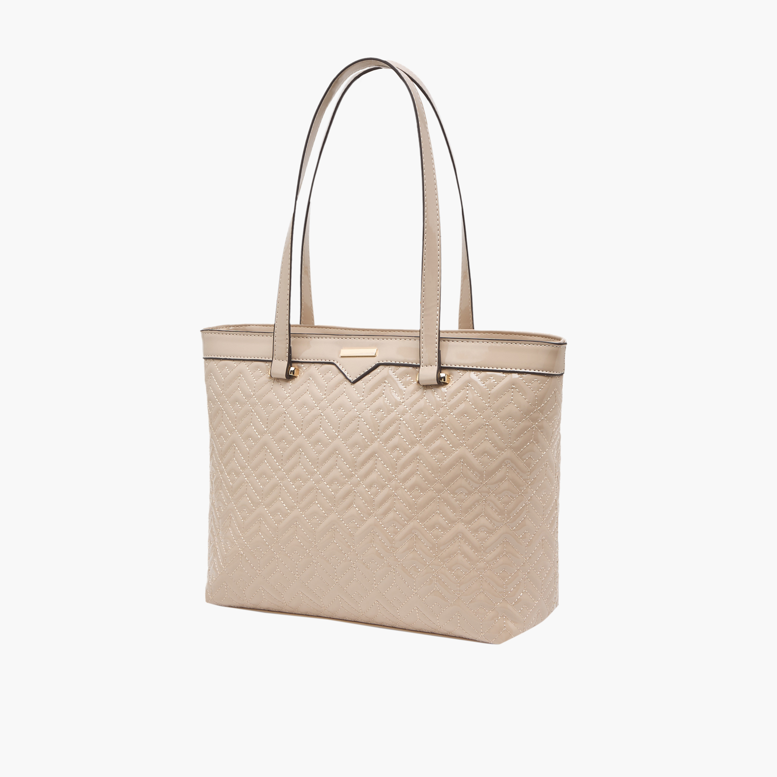 Sasha Quilted Tote Bag with Zip Closure-women-bagsandwallets-handbags-image-2