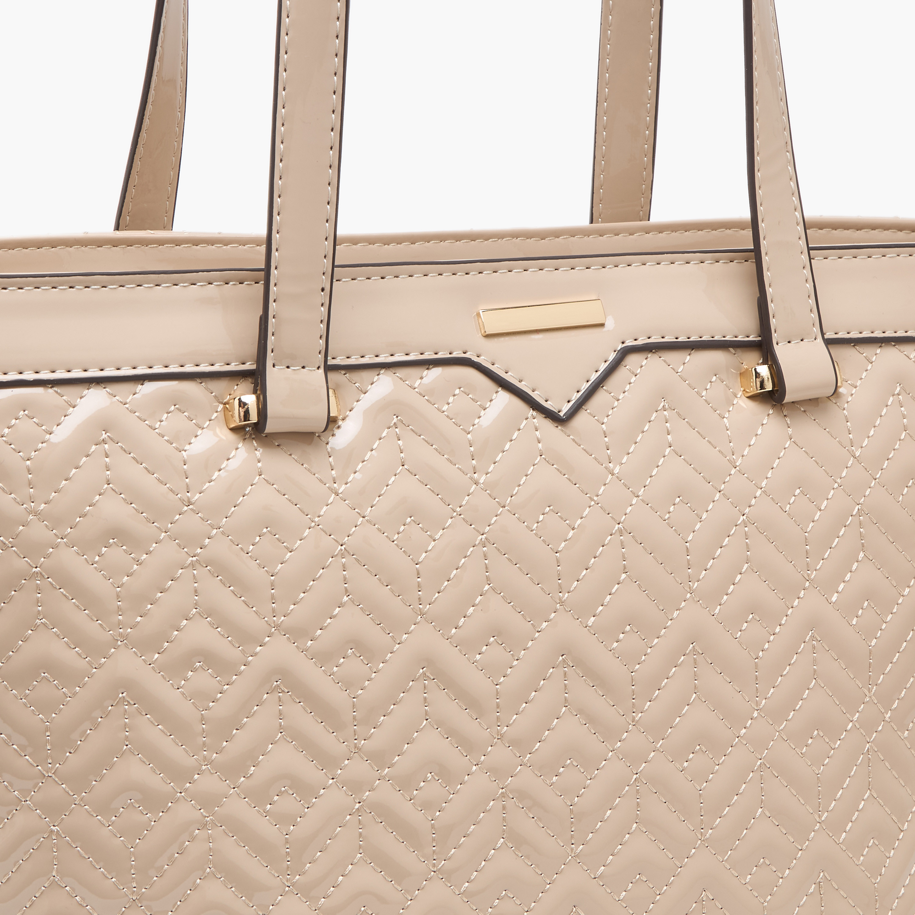 Sasha Quilted Tote Bag with Zip Closure-women-bagsandwallets-handbags-image-4