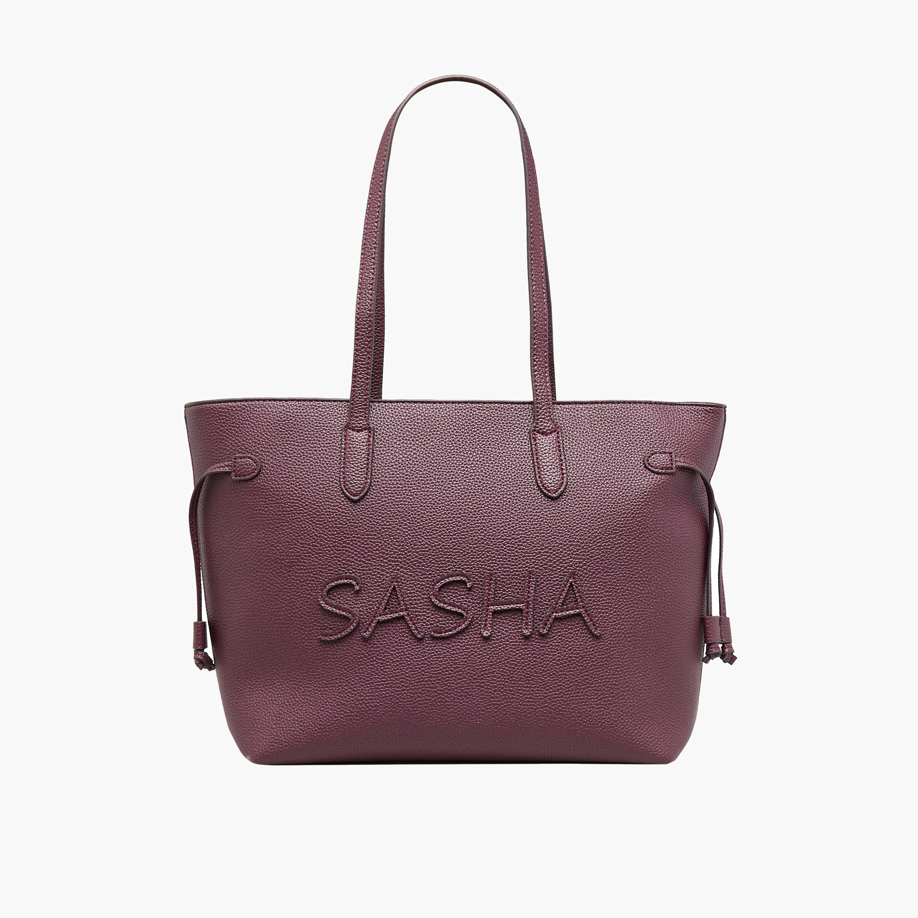 Sasha Logo Tote Bag with Zip Closure-women-bagsandwallets-handbags-image-1