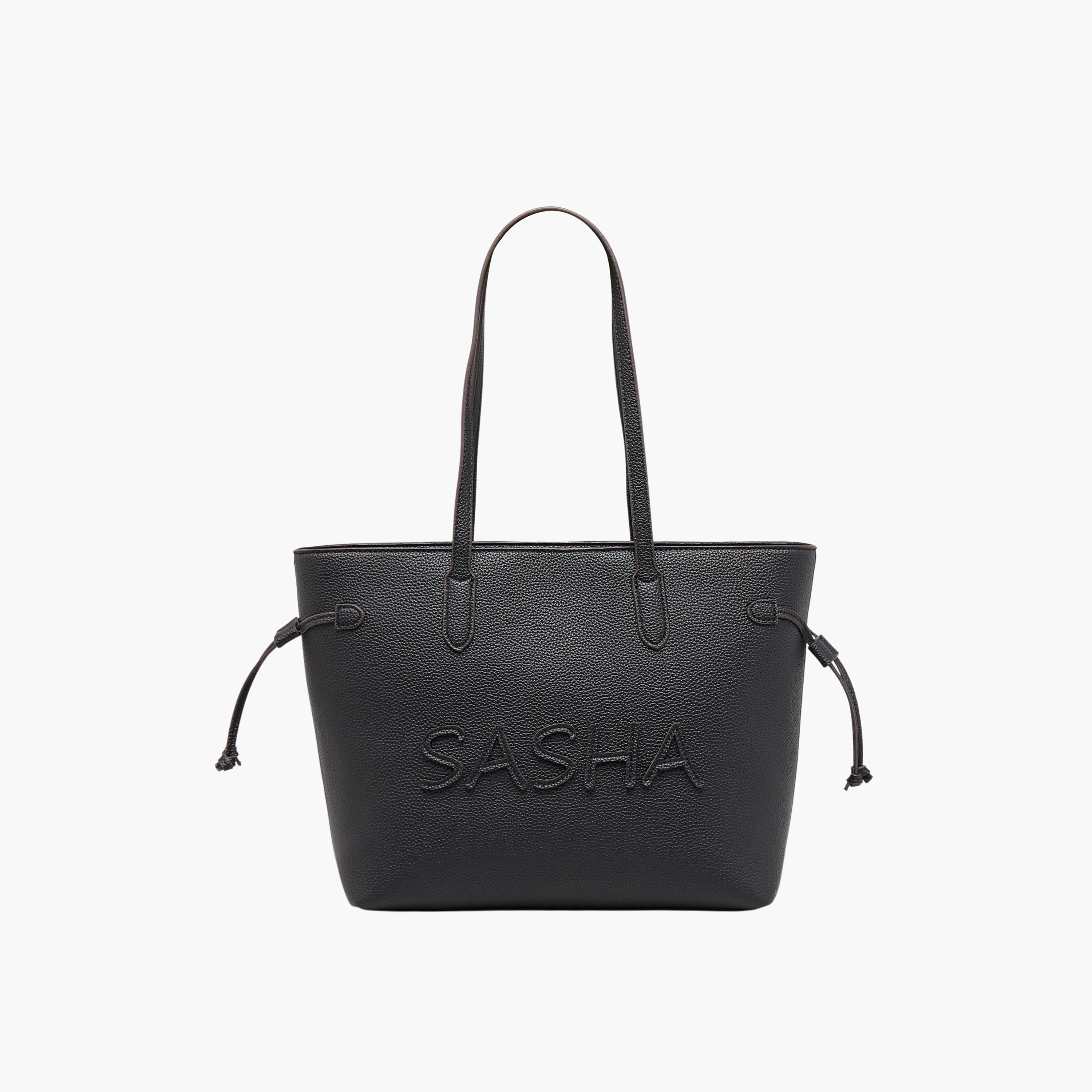 Sasha Logo Tote Bag with Zip Closure-women-bagsandwallets-handbags-image-1