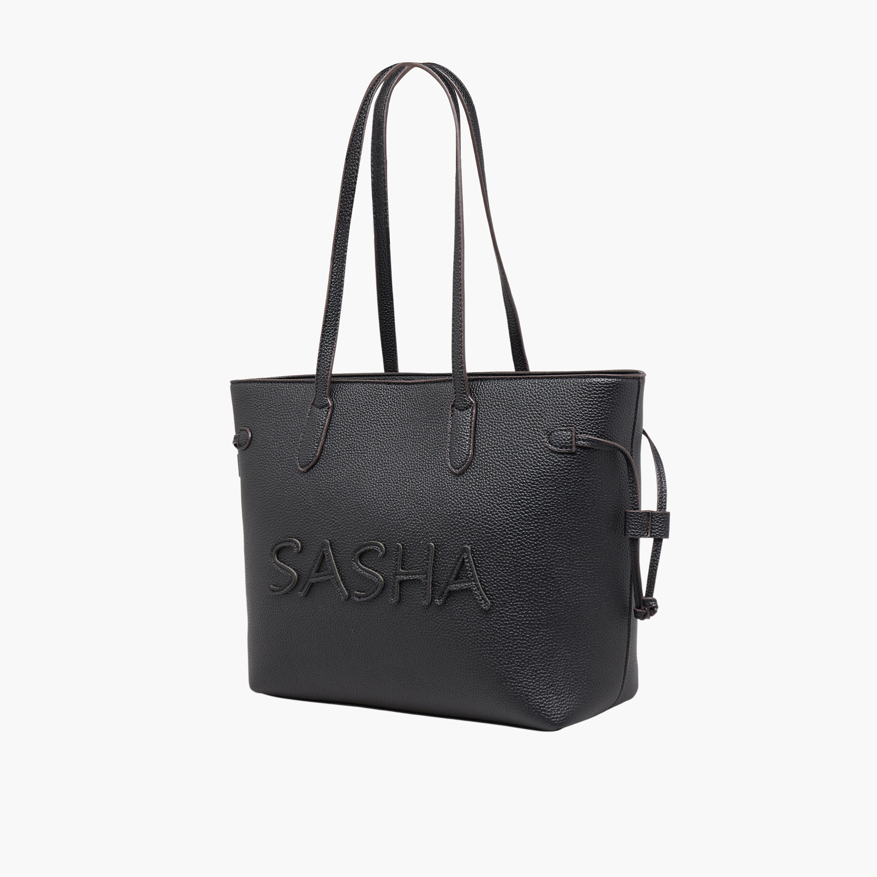 Sasha Logo Tote Bag with Zip Closure-women-bagsandwallets-handbags-image-2