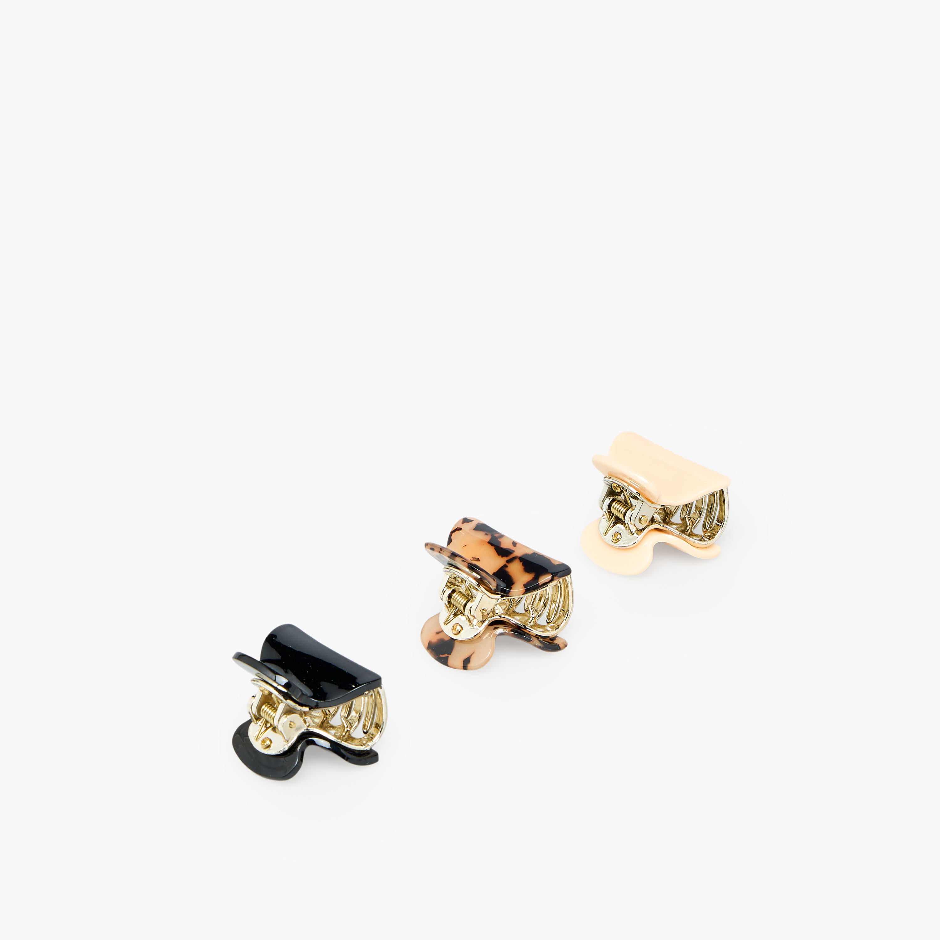 Pack of 3 Curved Hair Clamp-women-hairaccessories-clamps-image-5