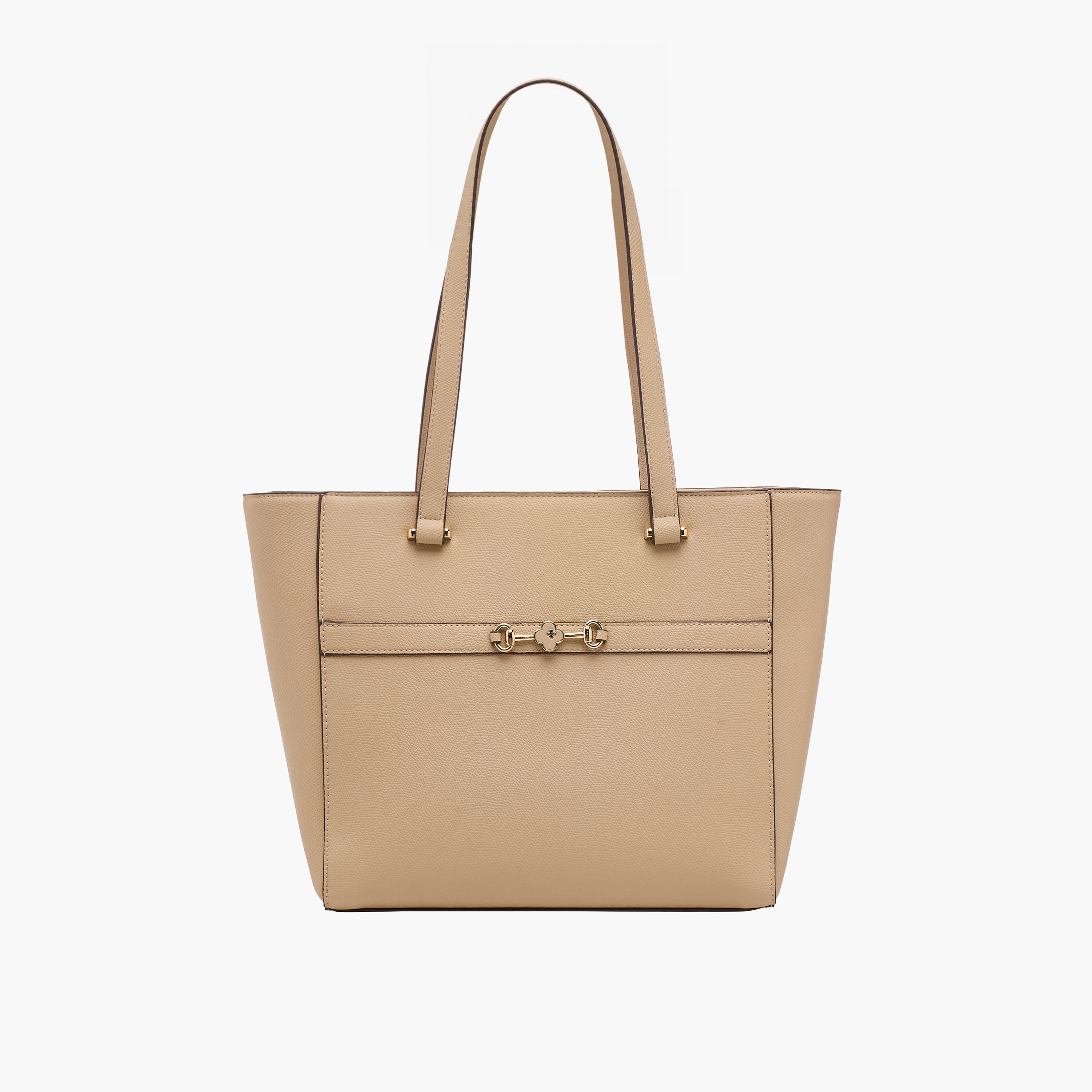 Sasha Metallic Accent Tote Bag with Zip Closure-women-bagsandwallets-handbags-image-1
