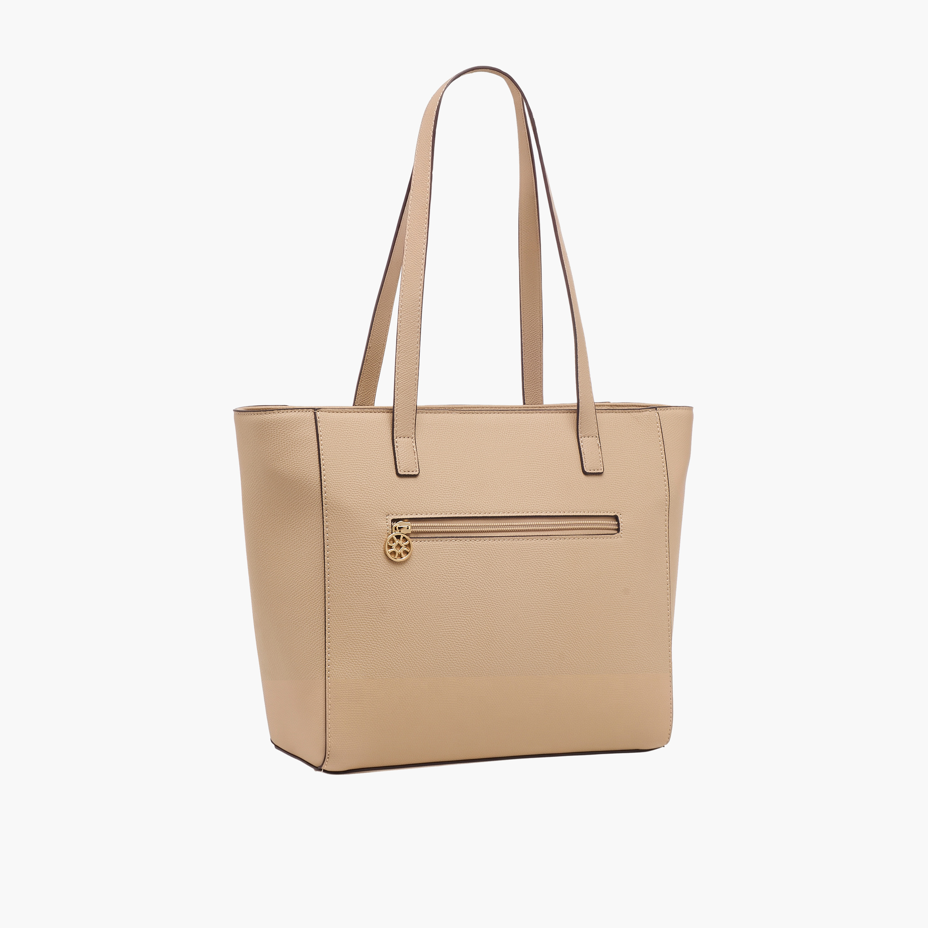 Sasha Metallic Accent Tote Bag with Zip Closure-women-bagsandwallets-handbags-image-3