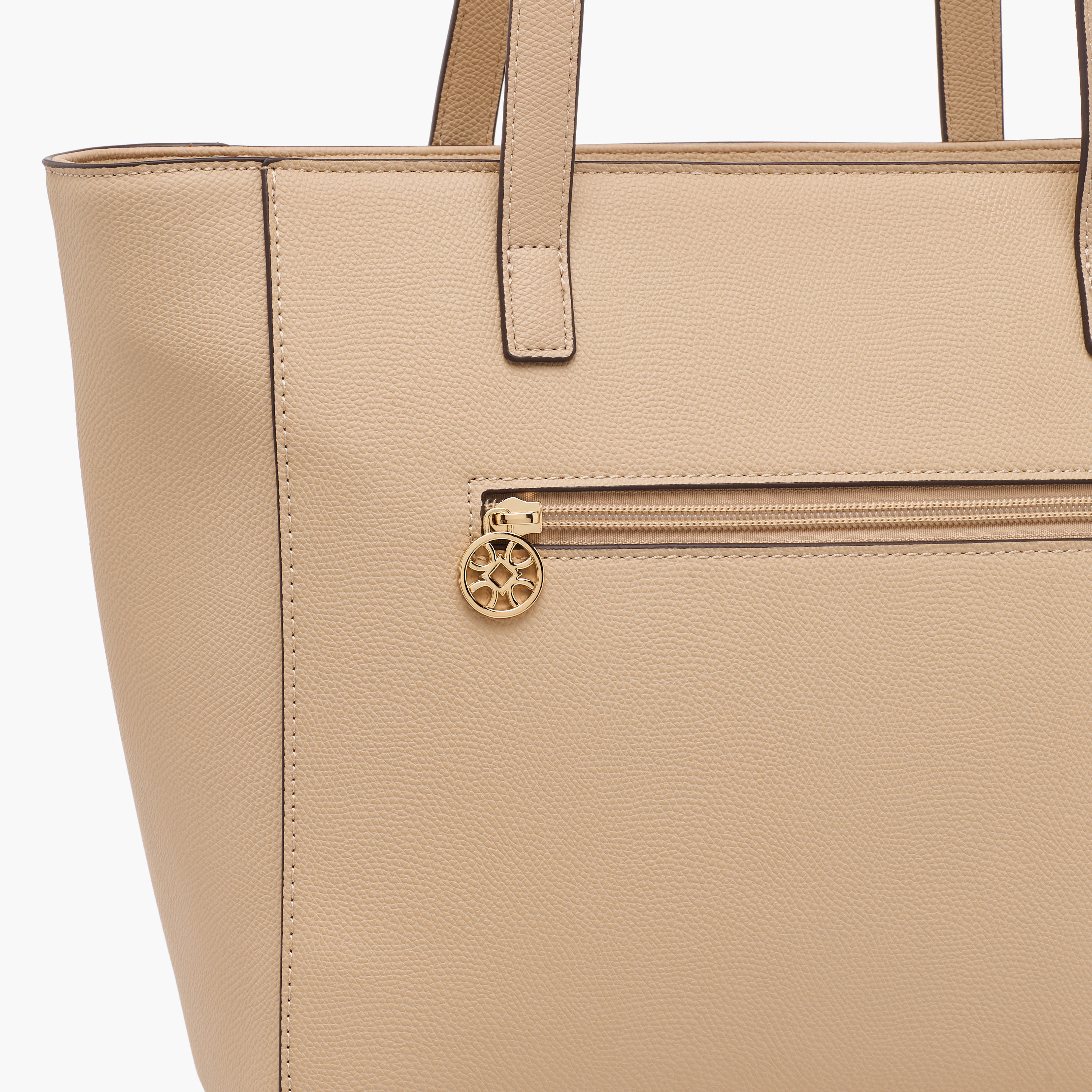 Sasha Metallic Accent Tote Bag with Zip Closure-women-bagsandwallets-handbags-image-5