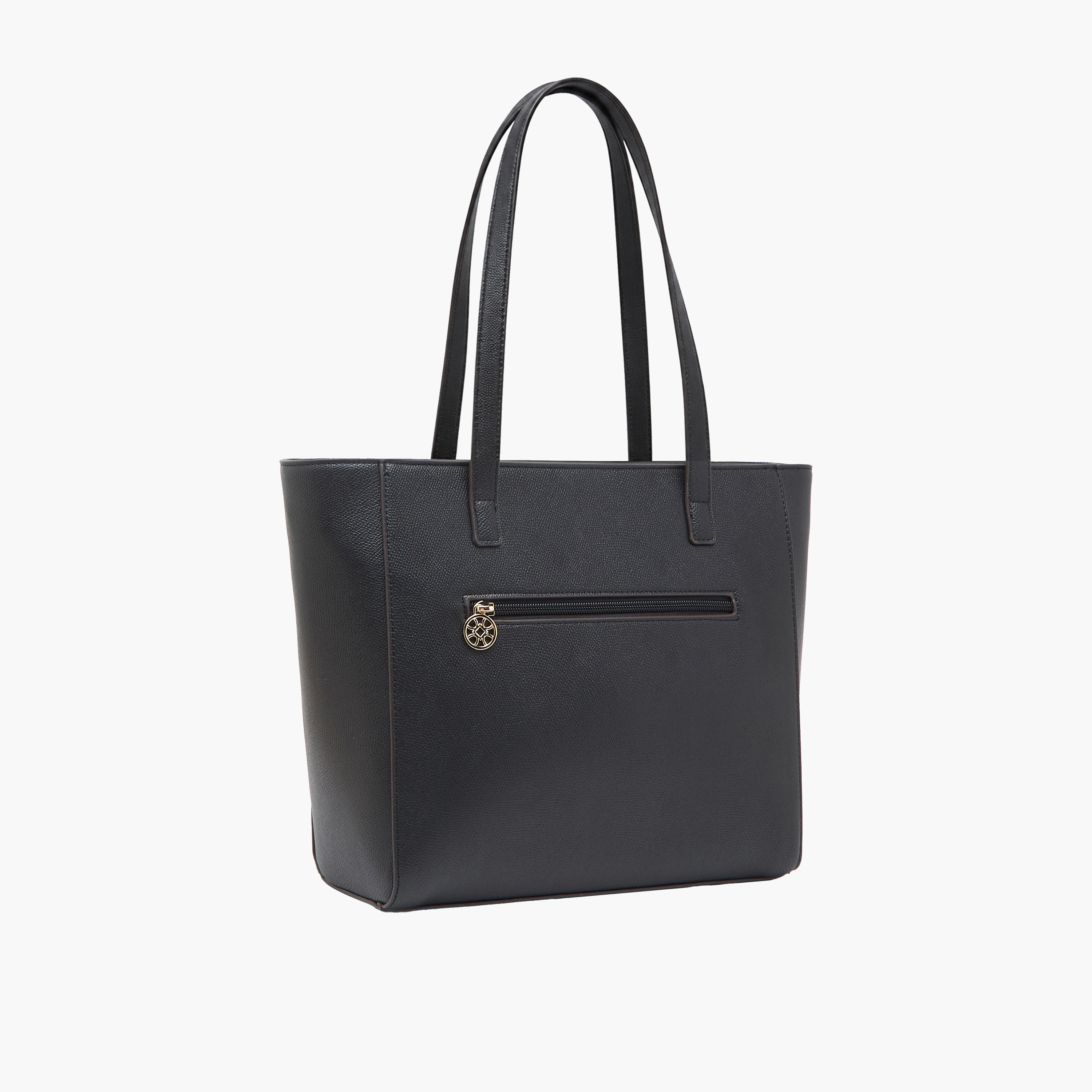 Sasha Metallic Accent Tote Bag with Zip Closure-women-bagsandwallets-handbags-image-3