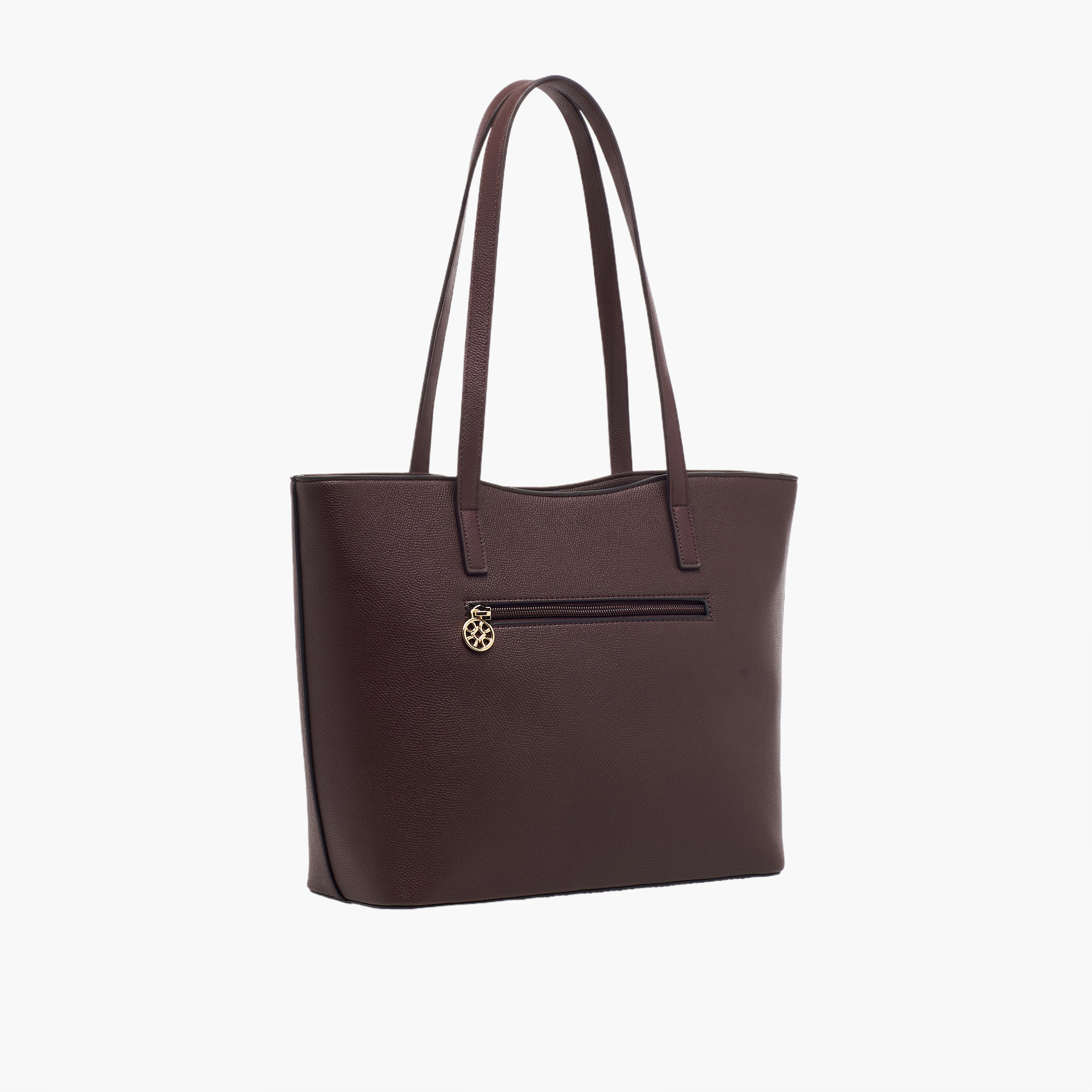 Sasha Textured Tote Bag with Card Holder-women-bagsandwallets-handbags-image-4