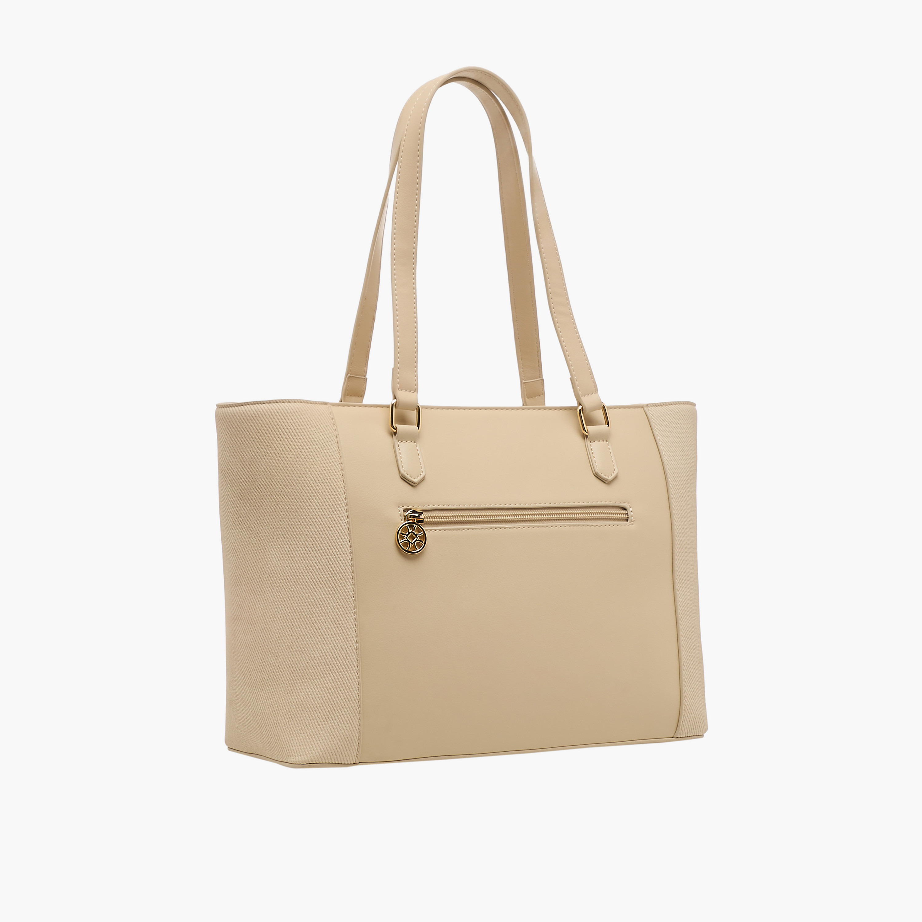 Sasha Textured Tote Bag with Charm-women-bagsandwallets-handbags-image-4
