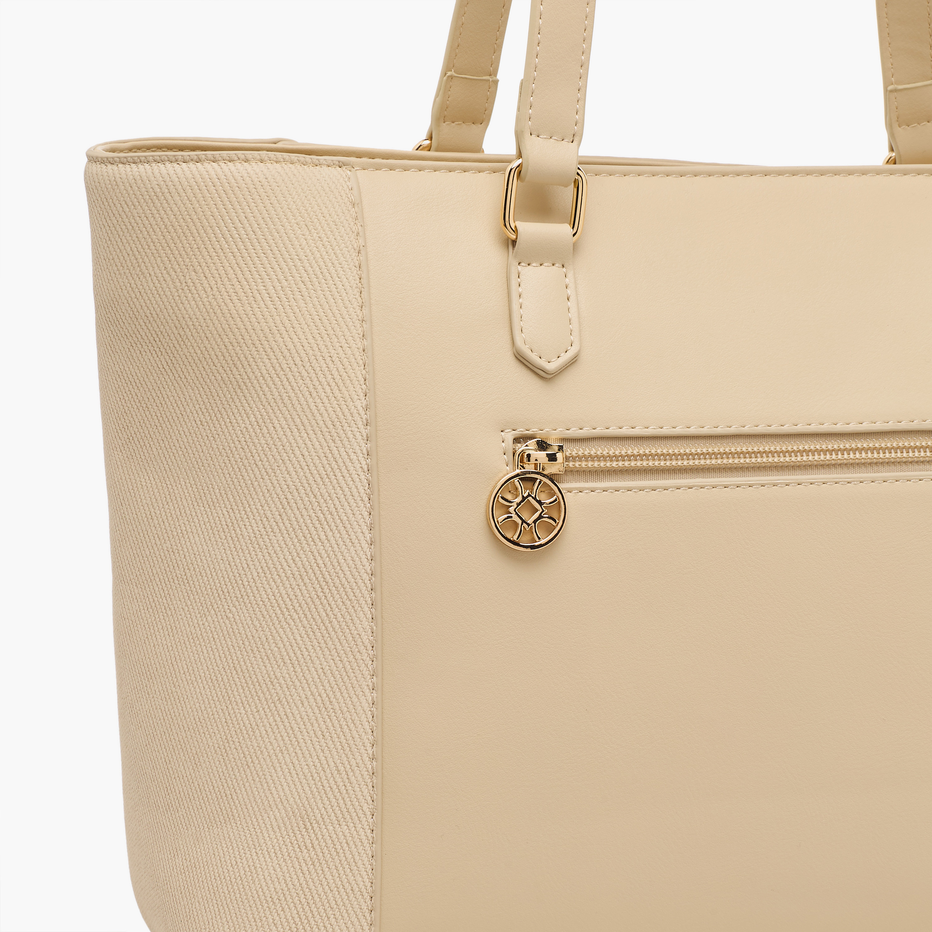 Sasha Textured Tote Bag with Charm-women-bagsandwallets-handbags-image-6