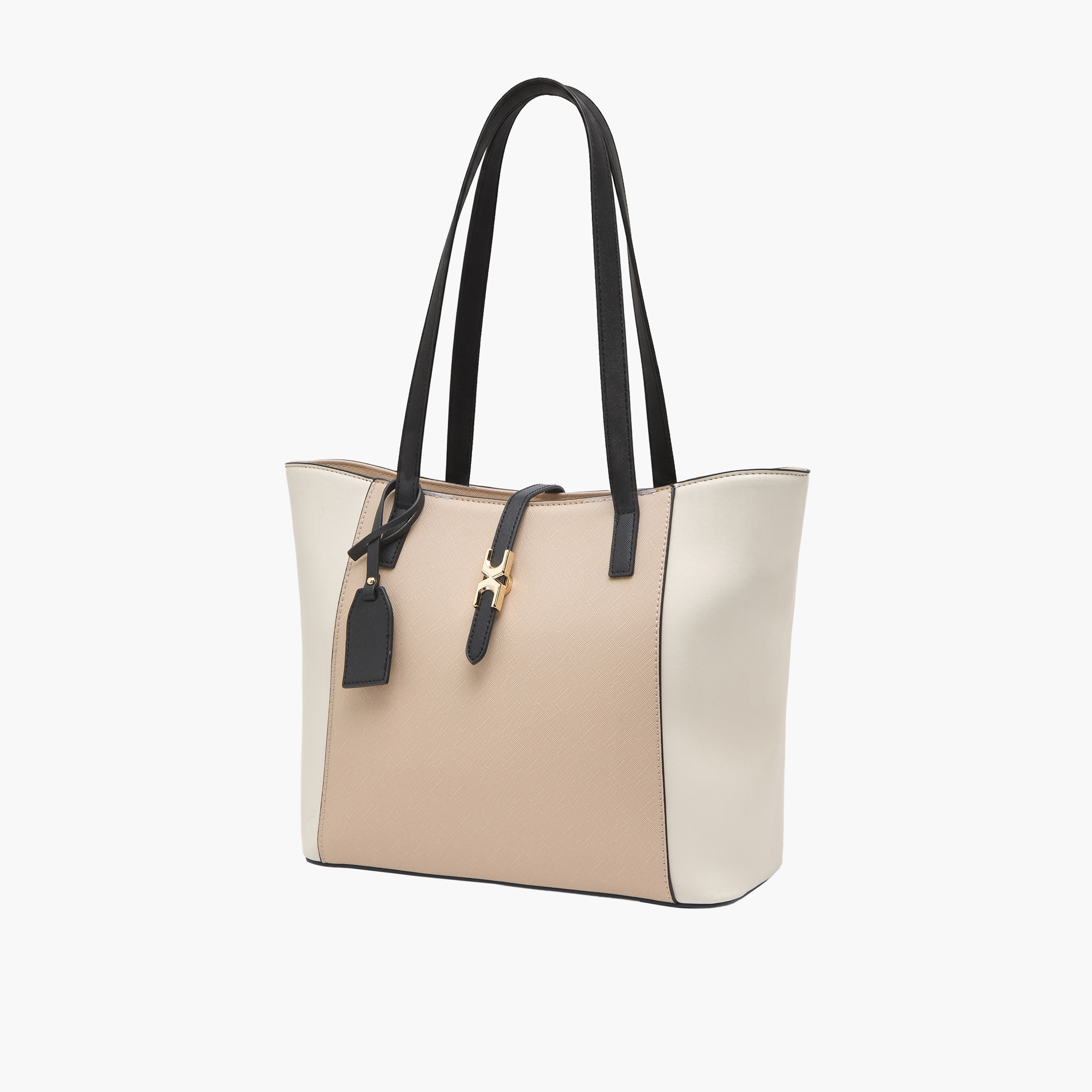 Sasha Panelled Tote Bag with Double Handle-women-bagsandwallets-handbags-image-3