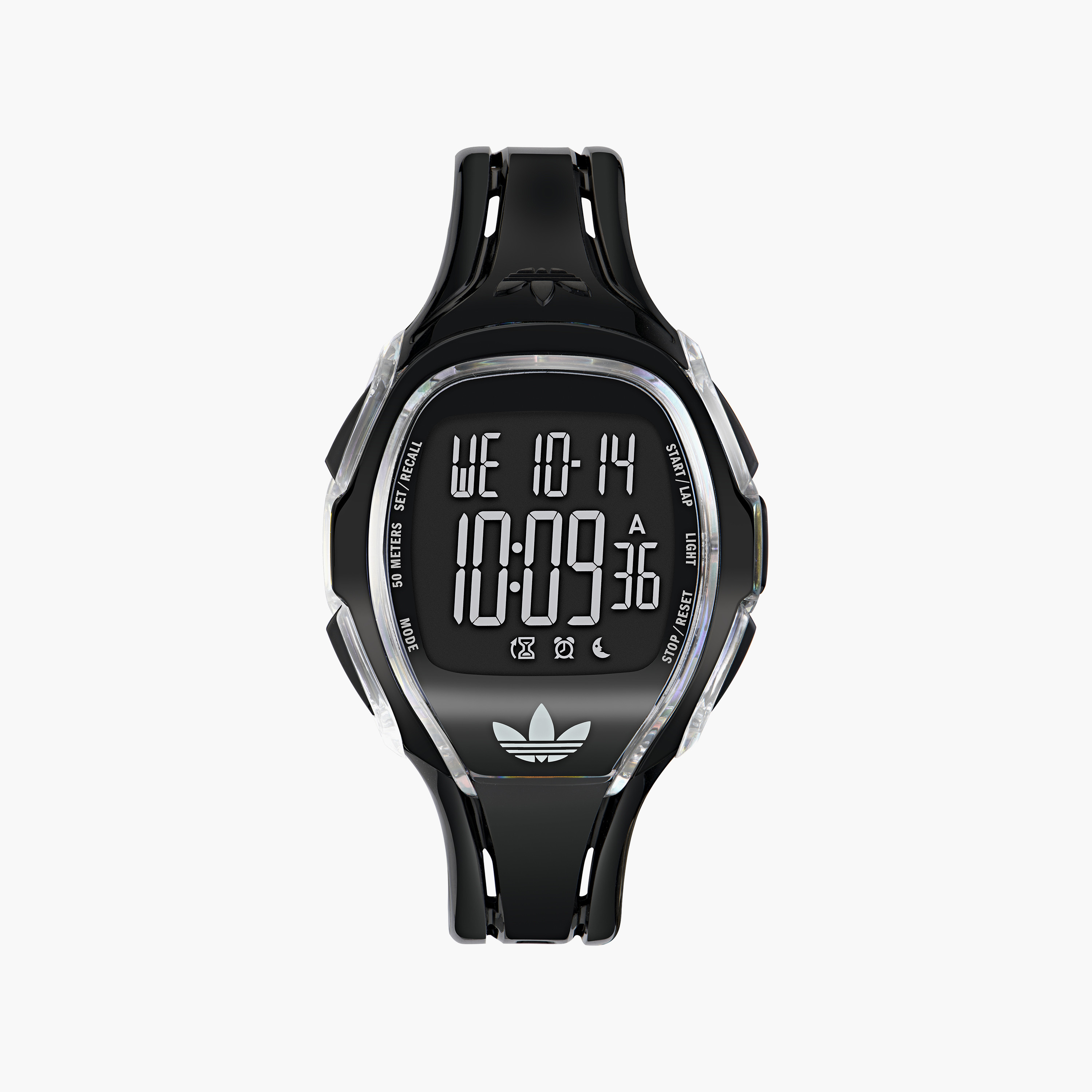 حذاء أديداس أثليتكس ون للجنسين 45 مم أسود رقمي | AOFH26027-men-watchesandjewellery-watches-image-1