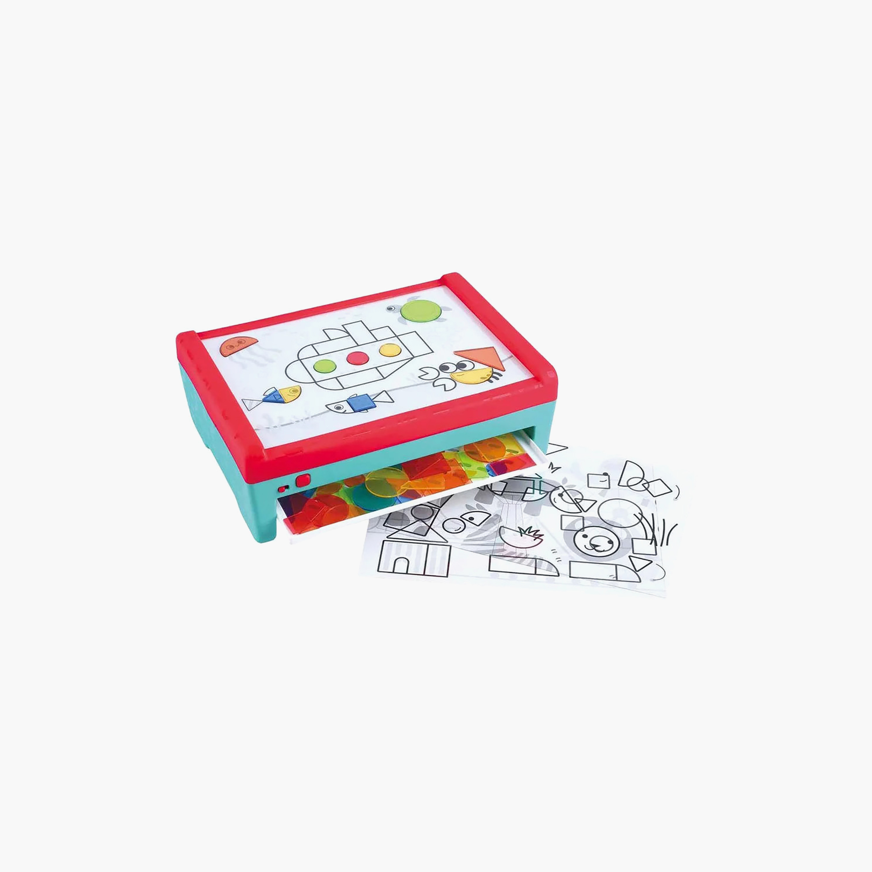 طقم ألعاب صندوق إضاءة بأشكال مضيئة من بلاي جو - 55 قطعة-toys-educational-readingandwriting-image-1