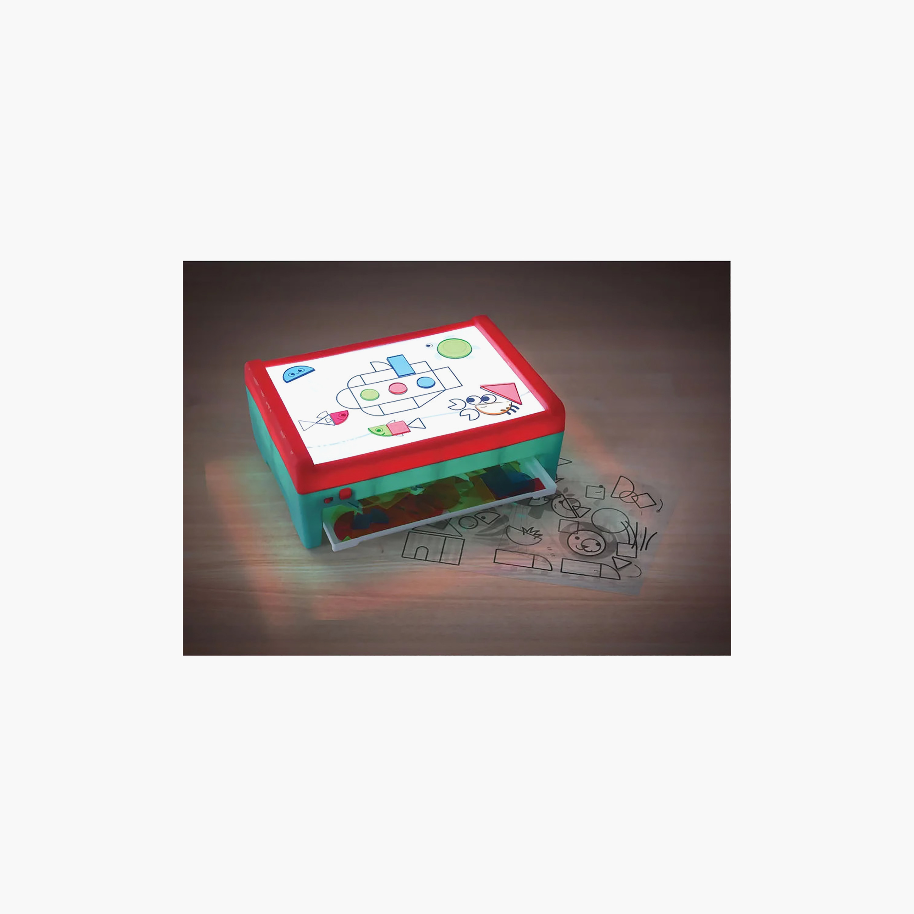 طقم ألعاب صندوق إضاءة بأشكال مضيئة من بلاي جو - 55 قطعة-toys-educational-readingandwriting-image-2