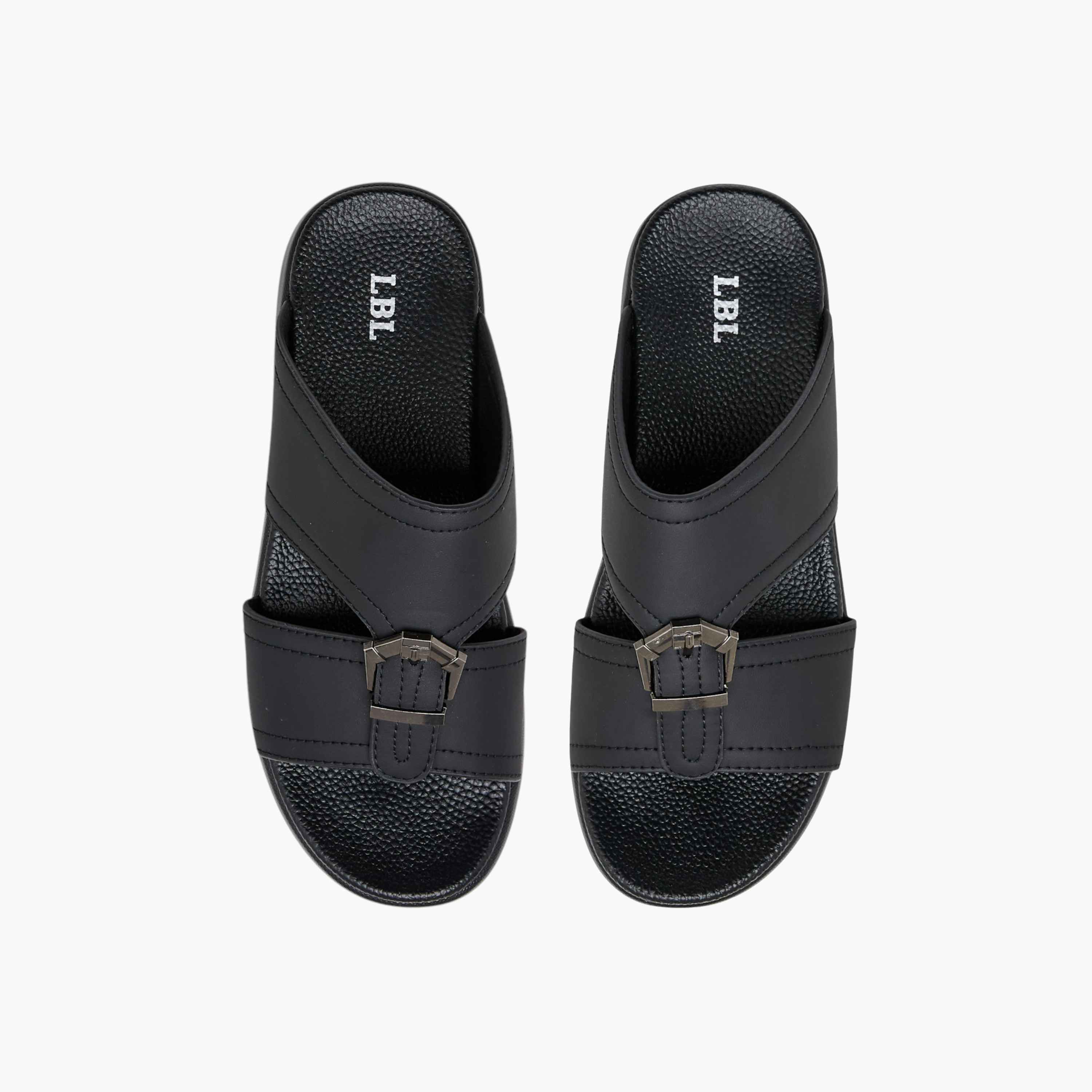 LBL by Shoexpress Buckle Detail Slip-On Comfort Sandals-men-shoes-sandals-image-1
