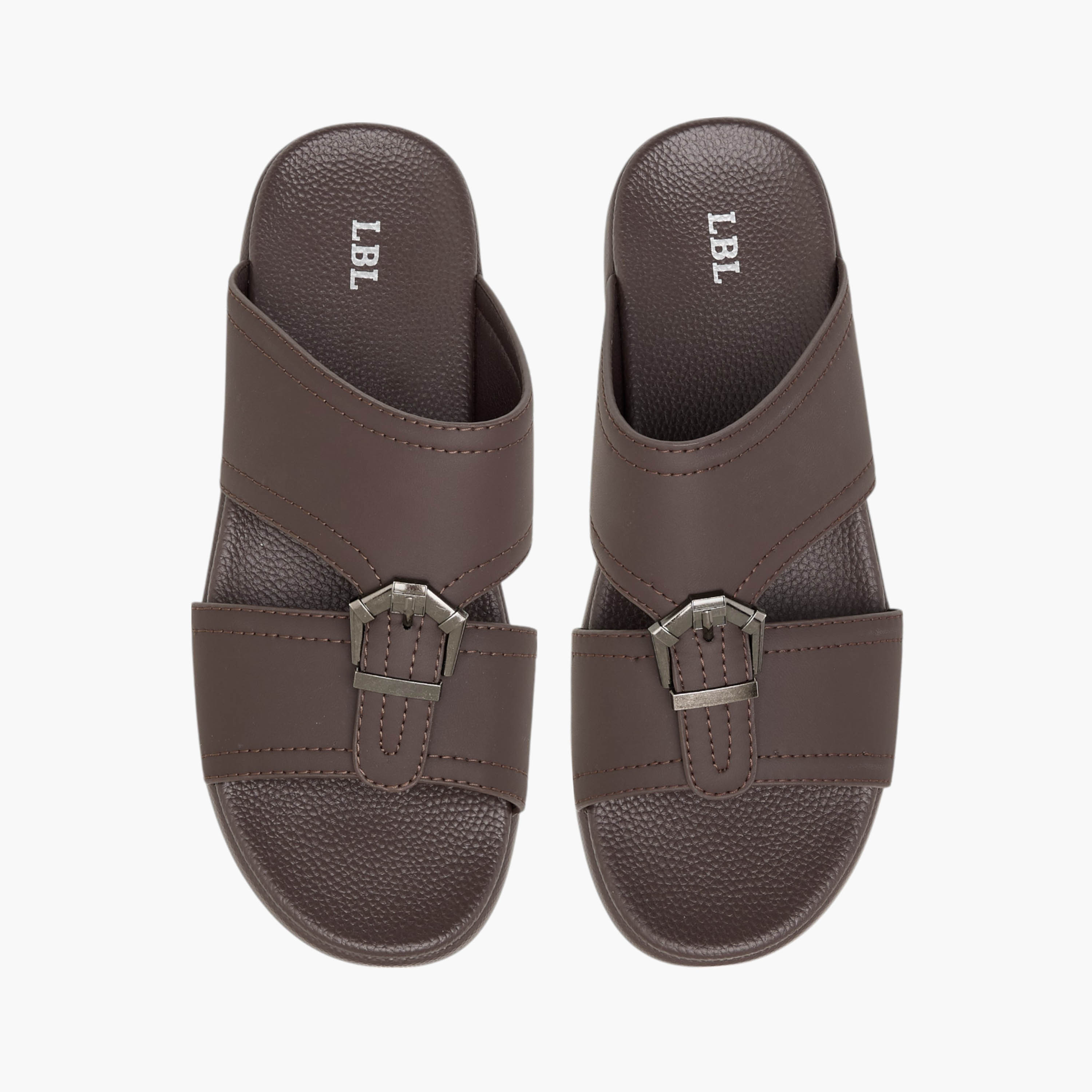 LBL by Shoexpress Buckle Detail Slip-On Comfort Sandals-men-shoes-sandals-image-1