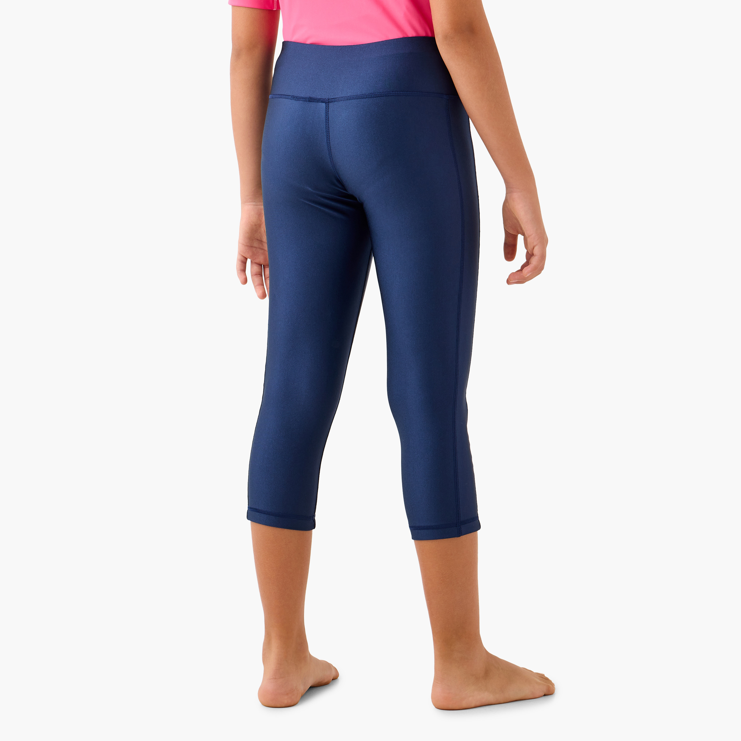 كويغا-  ليقنز/فيزون سباحة طول 3/4 للبنات-girls-clothing-sportswear-swimwear-image-3