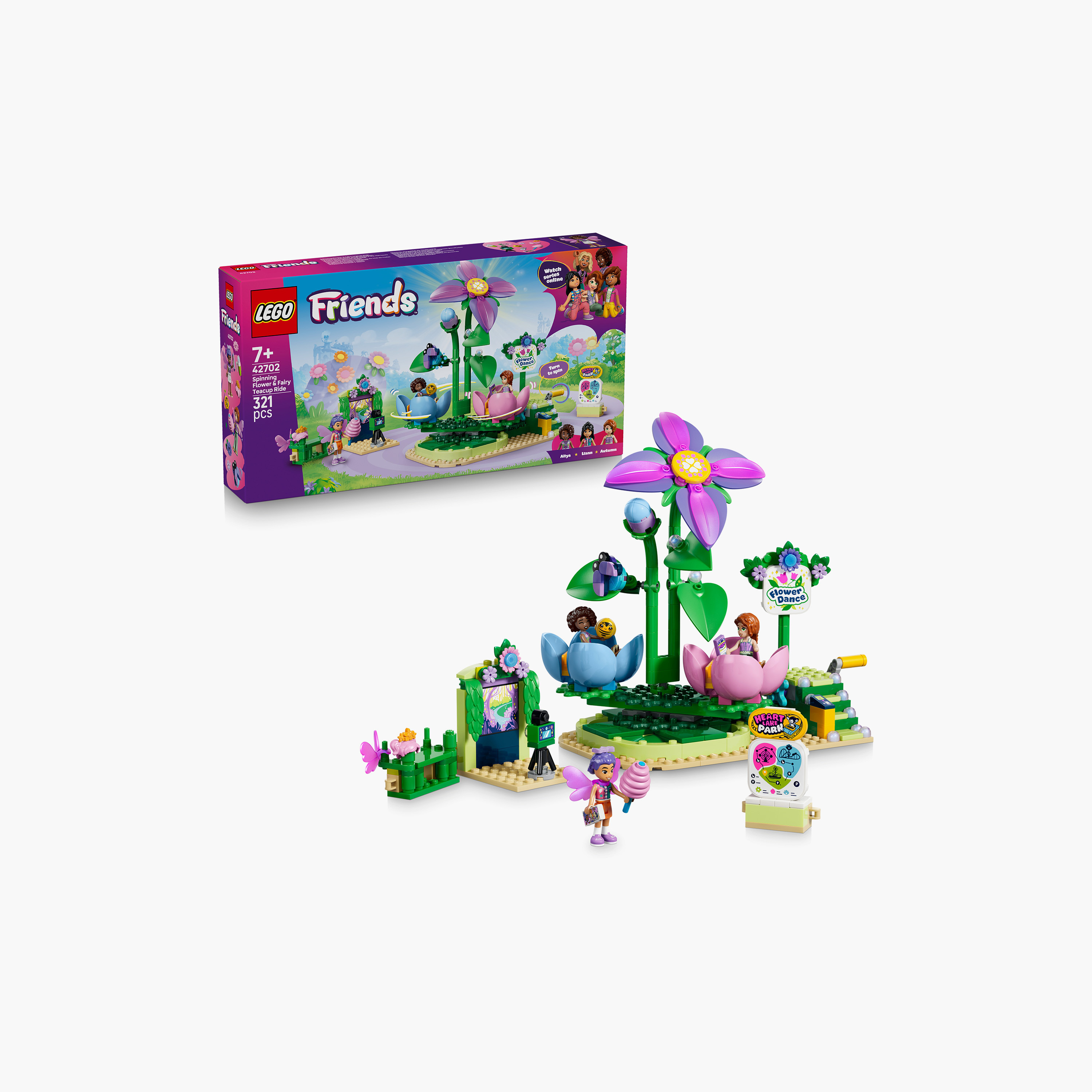 Lego Friends Spinning Flower & Fairy Teacup Ride Block Playset-toys-buildingblocks-blocks-image-1
