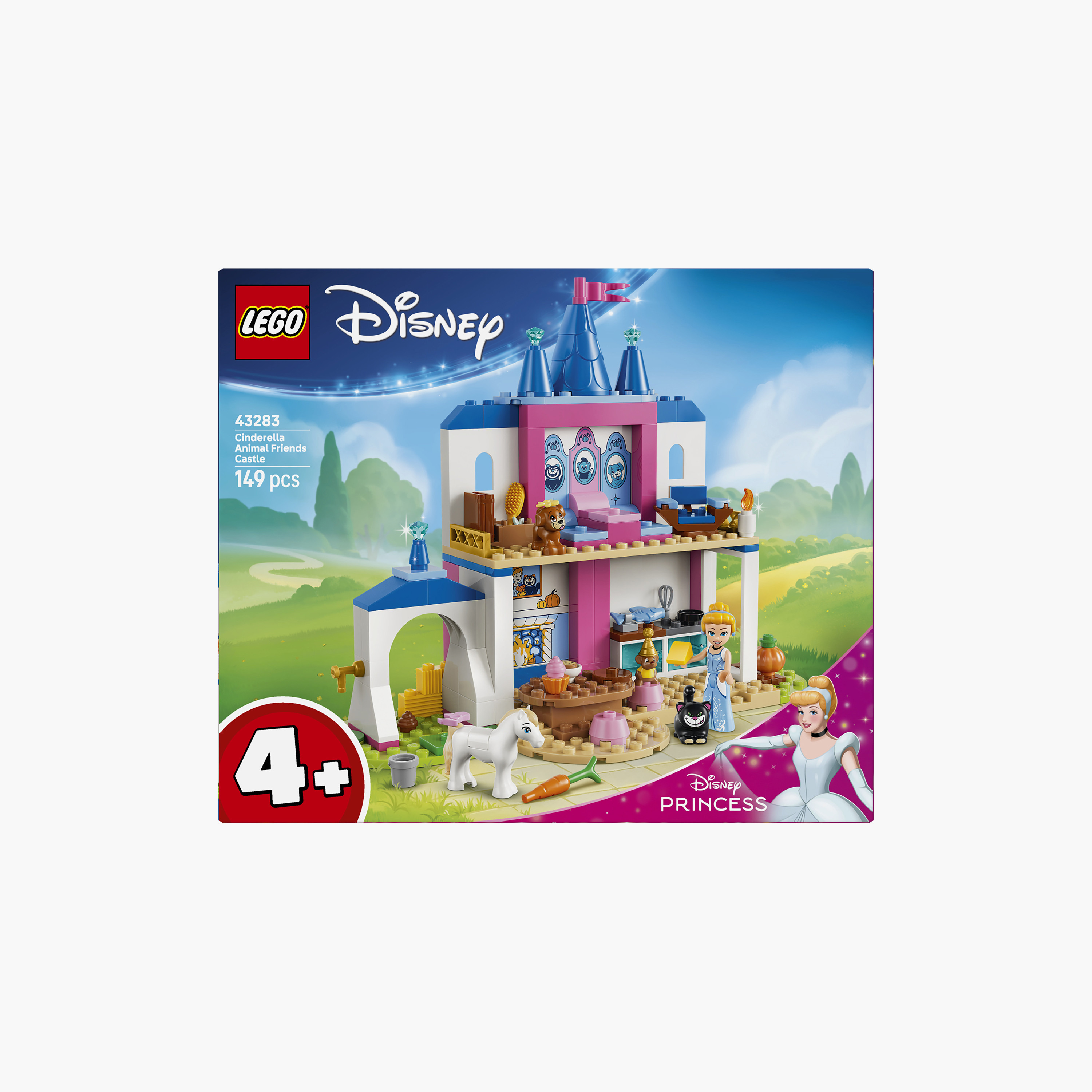 مجموعة ألعاب مكعبات قلعة سندريلا وأصدقاء الحيوانات "ليغو ديزني برنسيس"-toys-buildingblocks-blocks-image-7