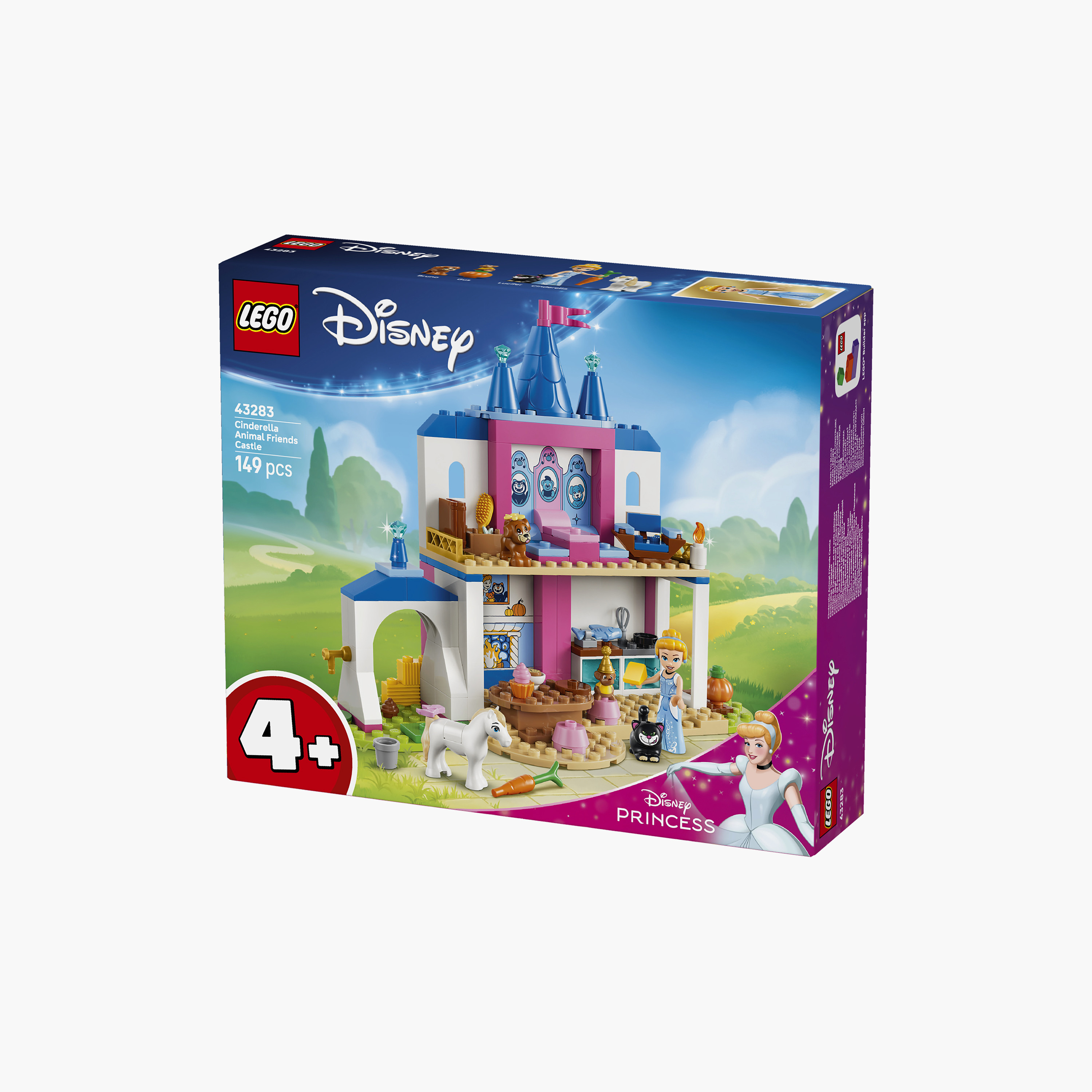 مجموعة ألعاب مكعبات قلعة سندريلا وأصدقاء الحيوانات "ليغو ديزني برنسيس"-toys-buildingblocks-blocks-image-8