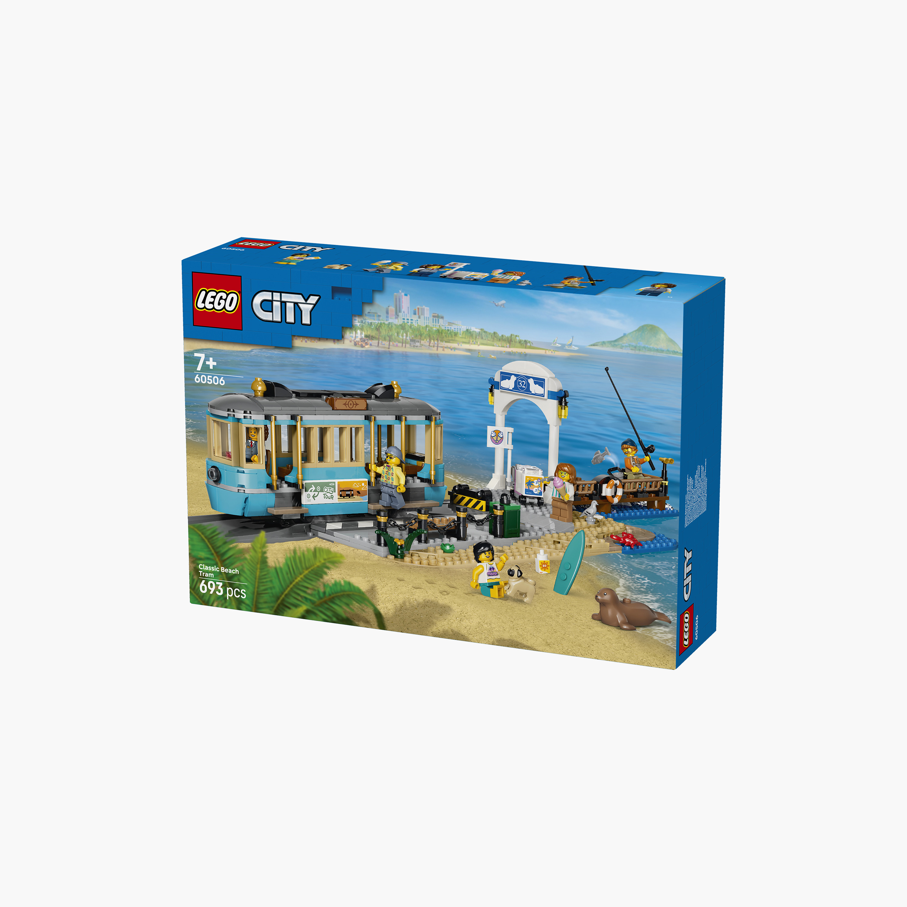 مجموعة ألعاب مكعبات ترام شارع الشاطئ الكلاسيكي "ليغو سيتي"-toys-buildingblocks-blocks-image-8