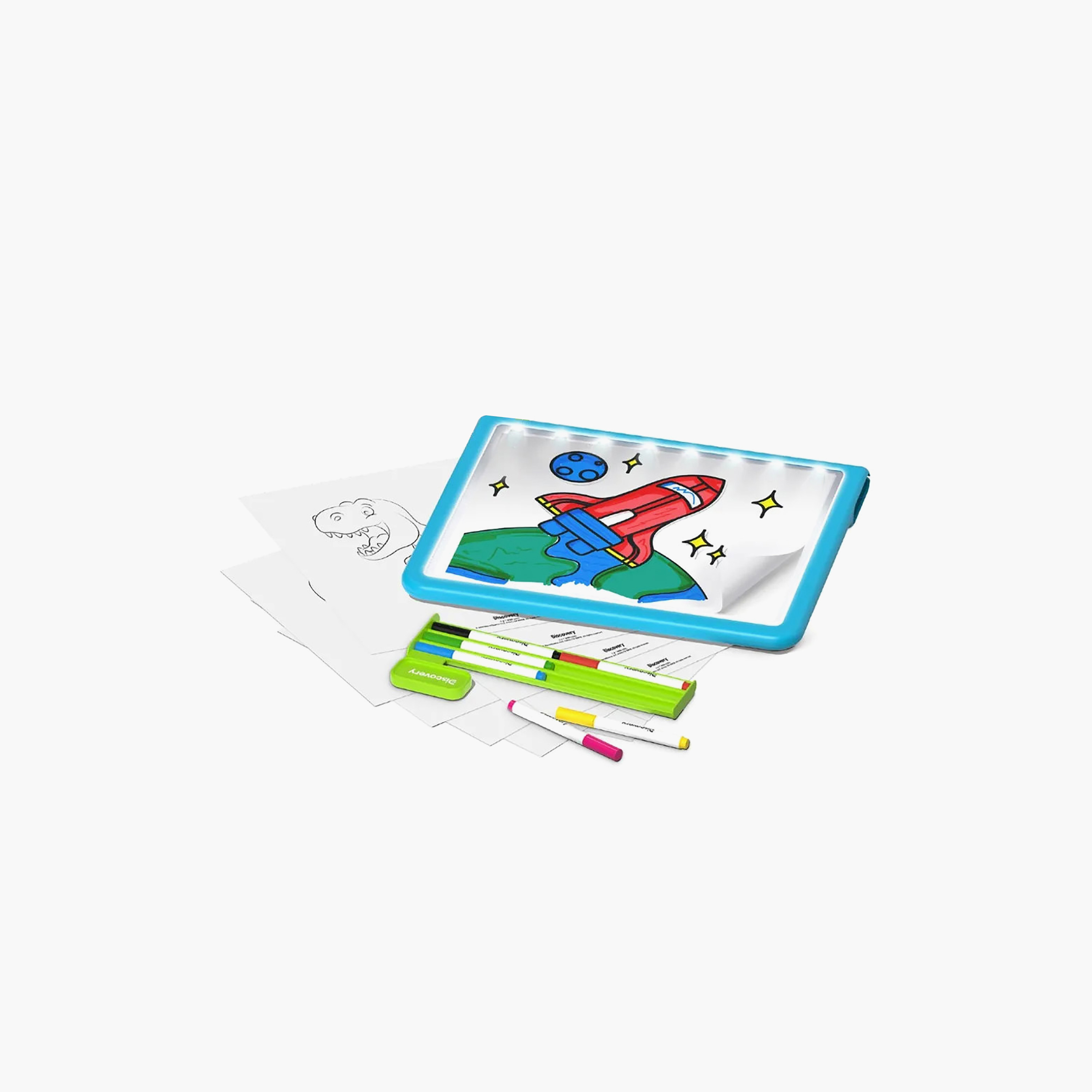 Discovery Glow Tracing Light-Up Art Tablet with Integrated Storage Tray-school-artsandcrafts-image-1