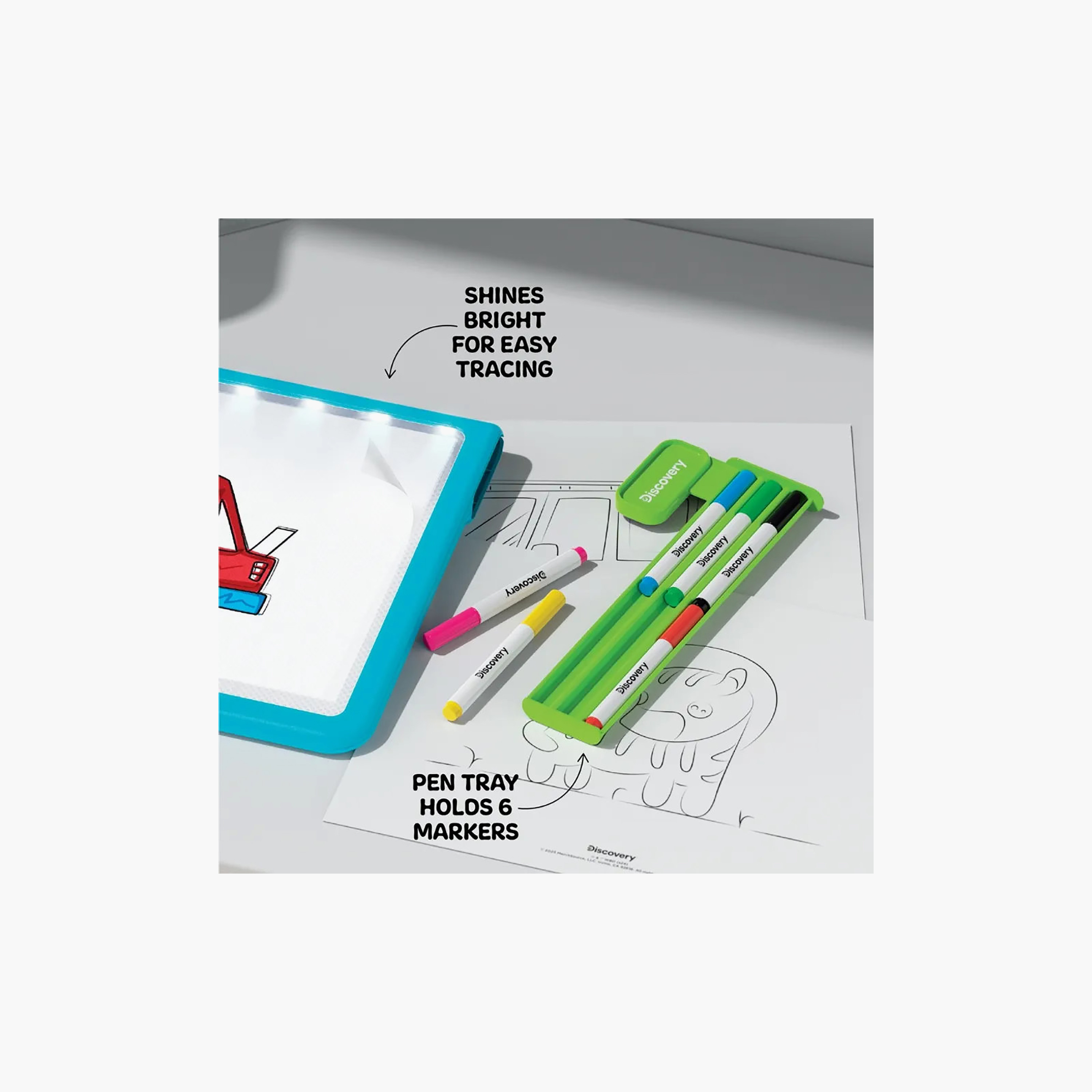Discovery Glow Tracing Light-Up Art Tablet with Integrated Storage Tray-school-artsandcrafts-image-4