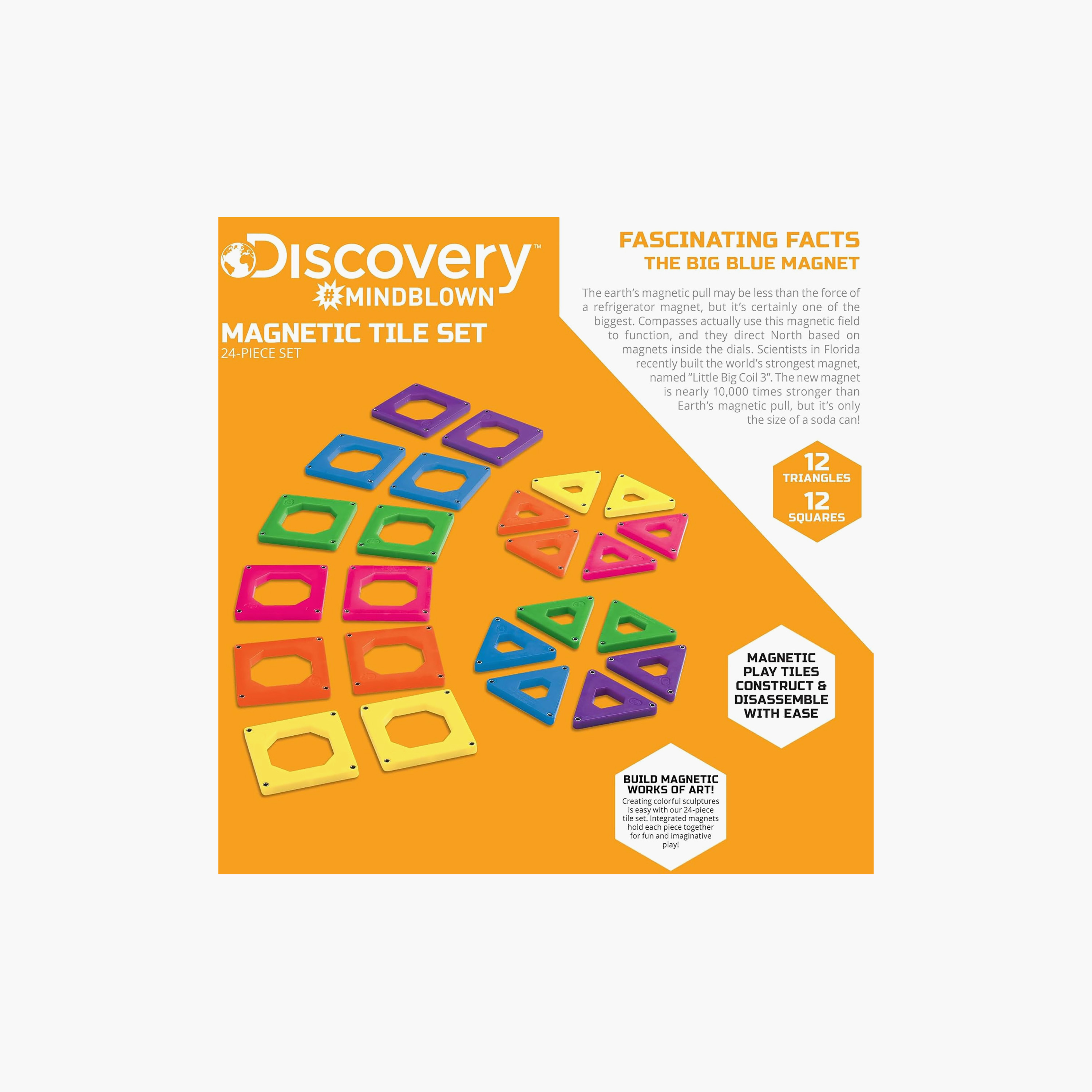 Discovery 24-Piece Magnetic Tile Playset-toys-buildingblocks-blocks-image-8