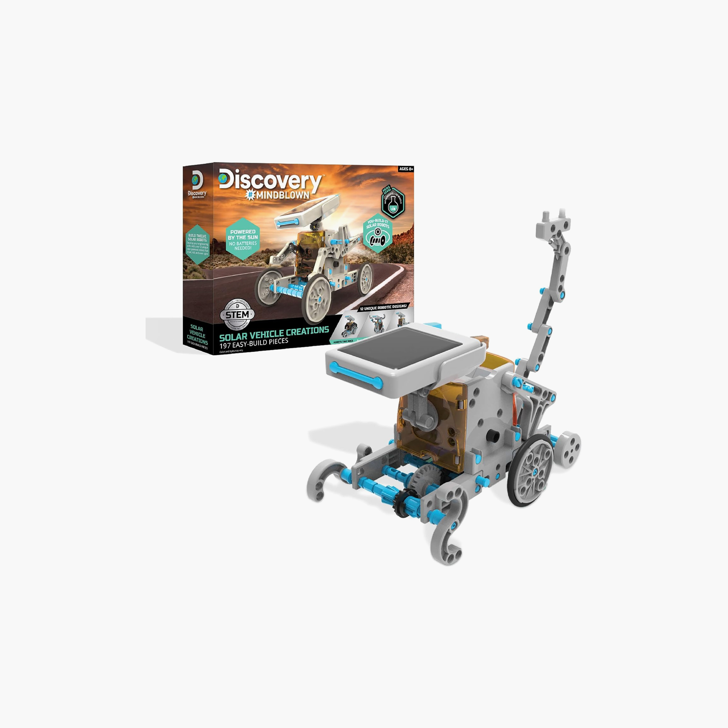 مجموعة مكعبات بناء مركبات تعمل بالطاقة الشمسية من ديسكفري - 197 قطعة-toys-buildingblocks-constructionsets-image-5